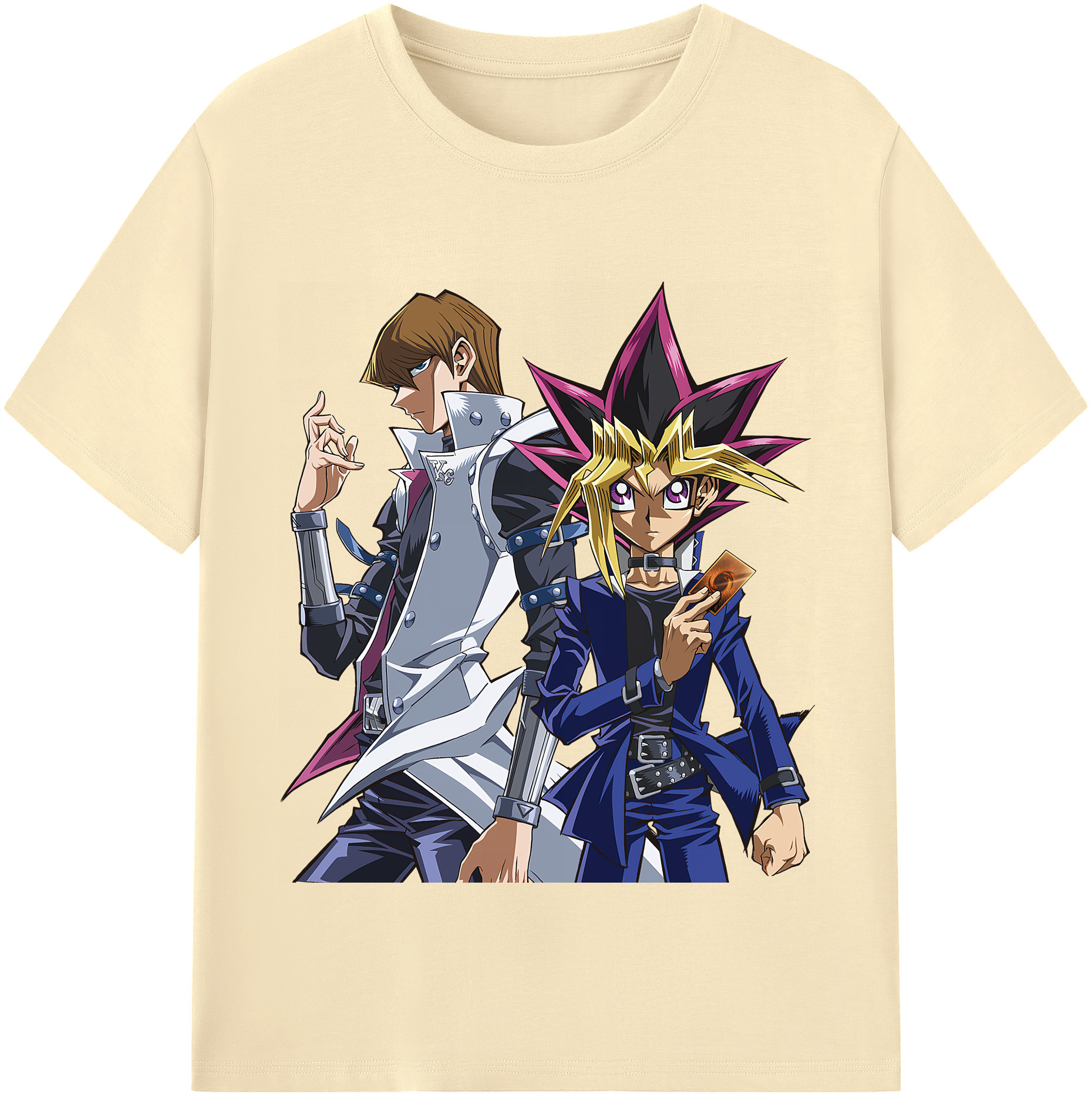 （画像用） 遊☆戯☆王 Yu-Gi-Oh! 綿100％半袖Tシャツ（フロントプリント）