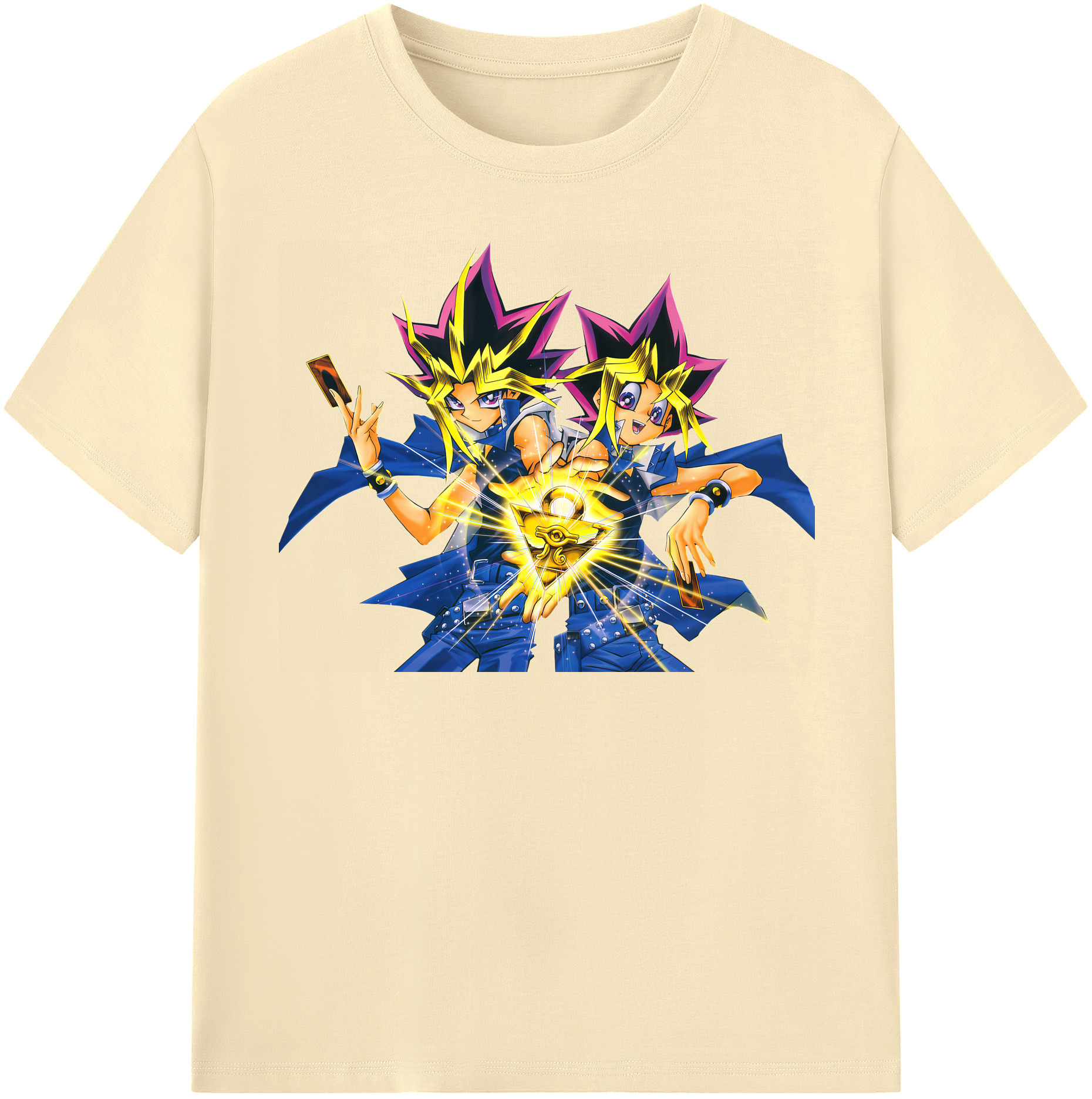 （画像用） 遊☆戯☆王 Yu-Gi-Oh! 綿100％半袖Tシャツ（フロントプリント）