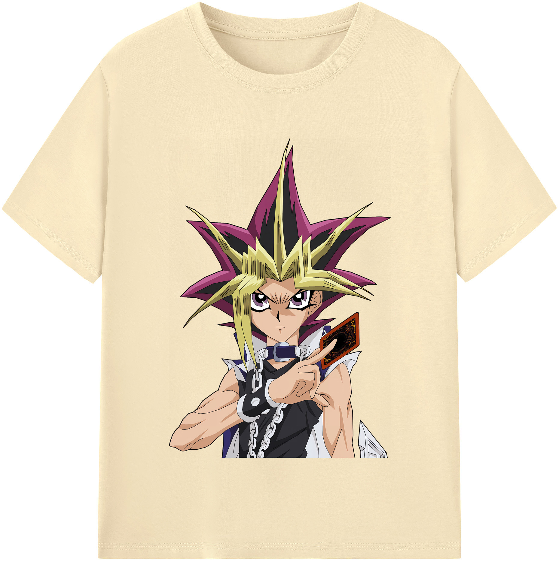 （画像用） 遊☆戯☆王 Yu-Gi-Oh! 綿100％半袖Tシャツ（フロントプリント）