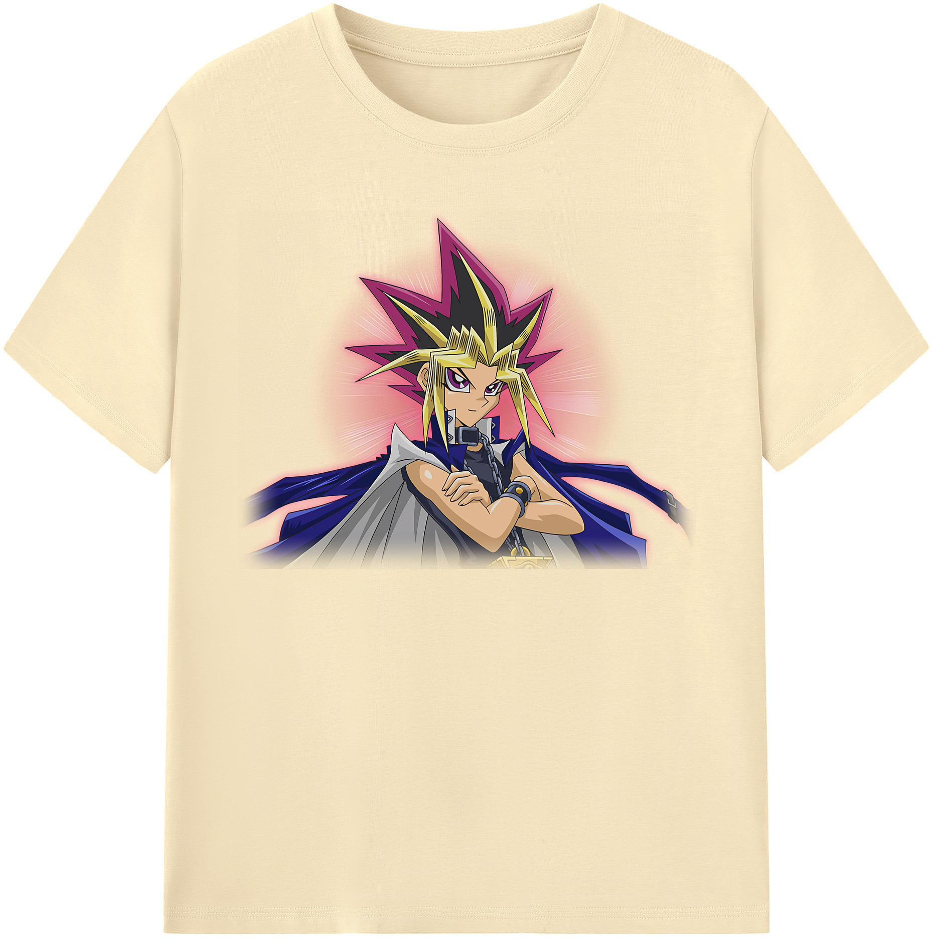 （画像用） 遊☆戯☆王 Yu-Gi-Oh! 綿100％半袖Tシャツ（フロントプリント）