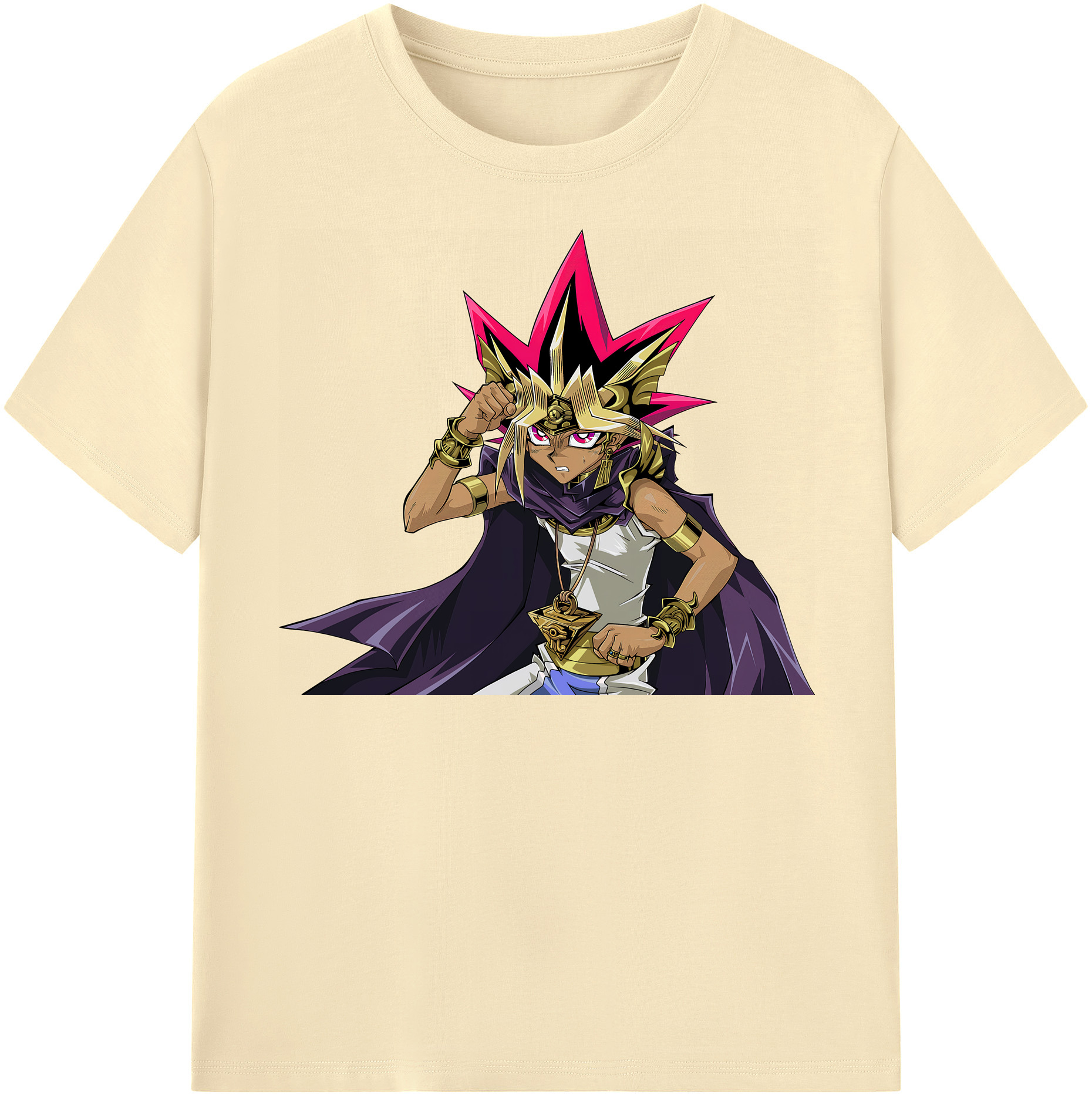 （画像用） 遊☆戯☆王 Yu-Gi-Oh! 綿100％半袖Tシャツ（フロントプリント）