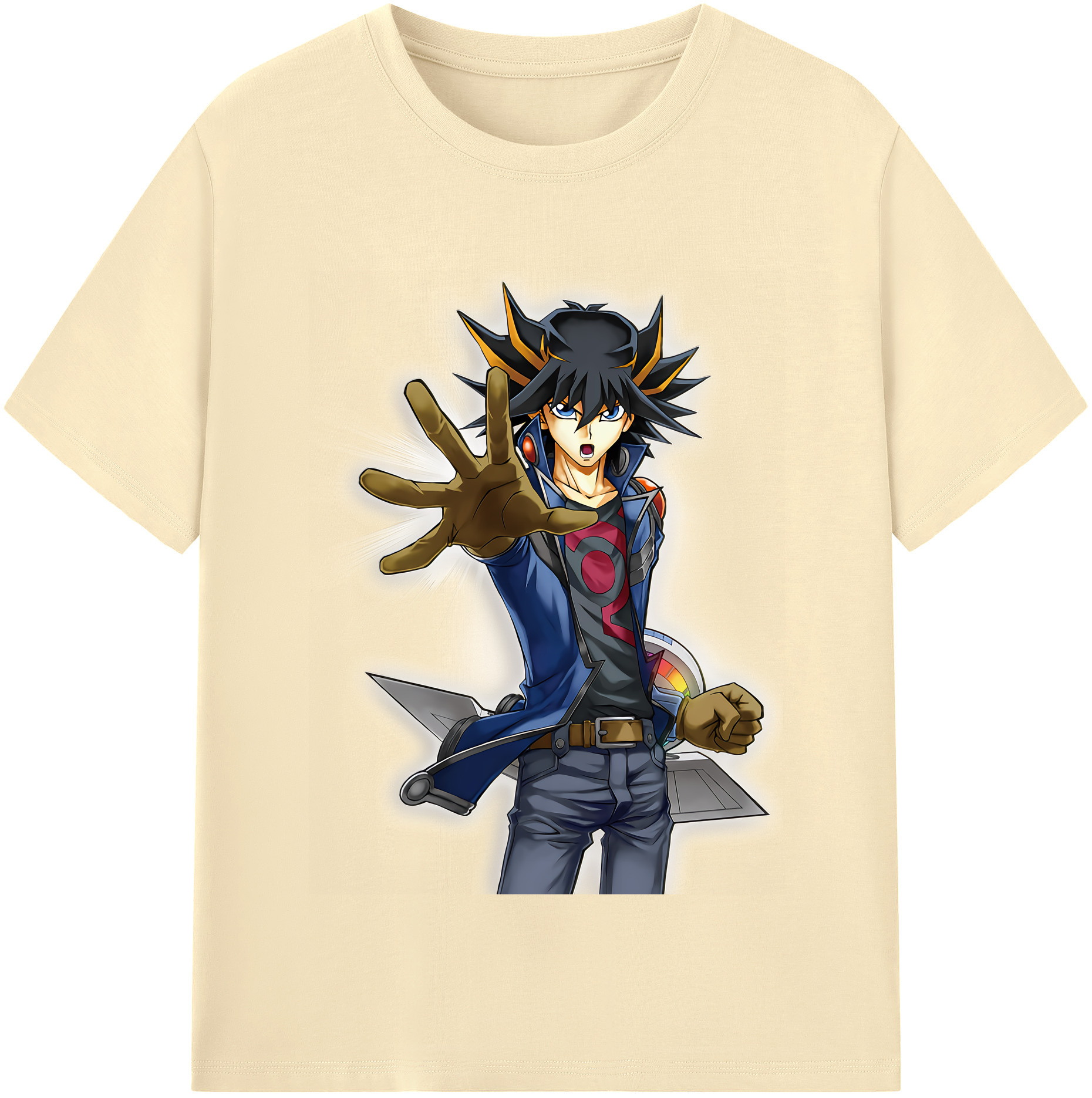 （画像用） 遊☆戯☆王 Yu-Gi-Oh! 綿100％半袖Tシャツ（フロントプリント）