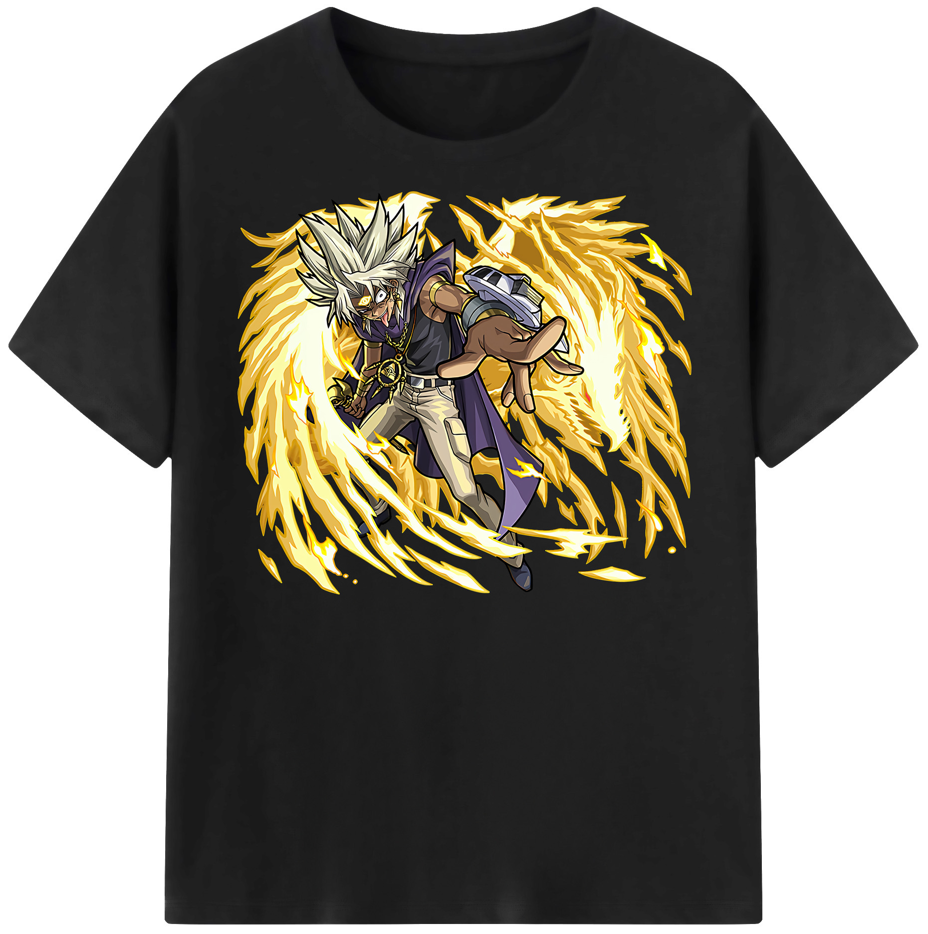 （画像用） 遊☆戯☆王 Yu-Gi-Oh! 綿100％半袖Tシャツ（フロントプリント）