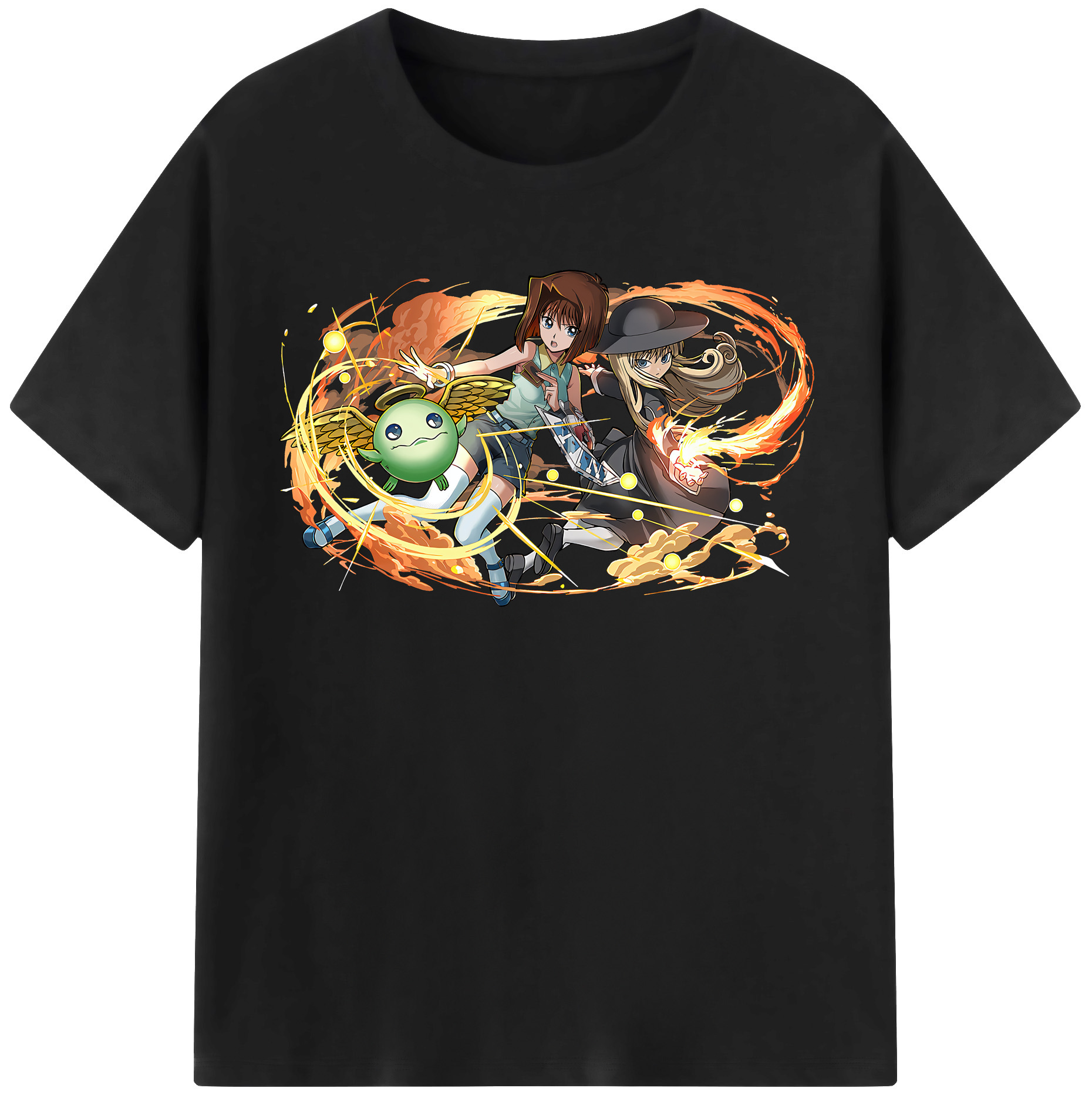 （画像用） 遊☆戯☆王 Yu-Gi-Oh! 綿100％半袖Tシャツ（フロントプリント）