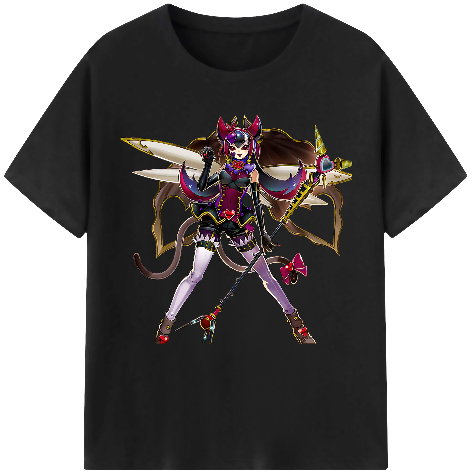 （画像用） 遊☆戯☆王 Yu-Gi-Oh! 綿100％半袖Tシャツ（フロントプリント）