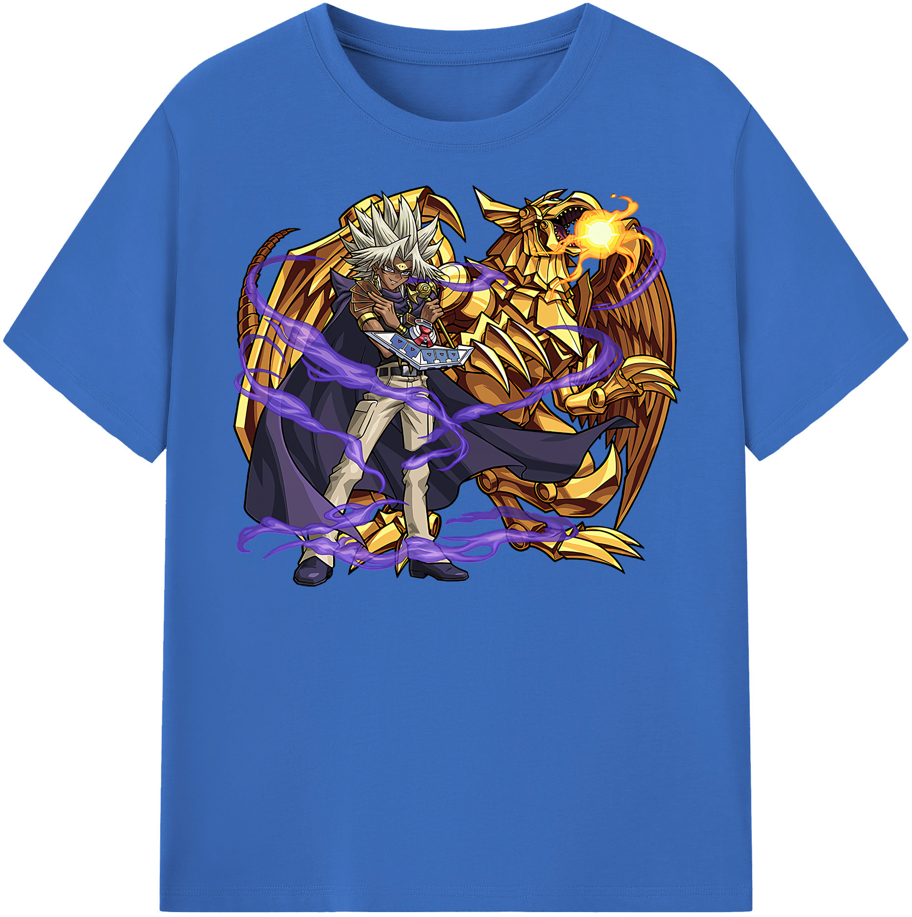 （画像用） 遊☆戯☆王 Yu-Gi-Oh! 綿100％半袖Tシャツ（フロントプリント）