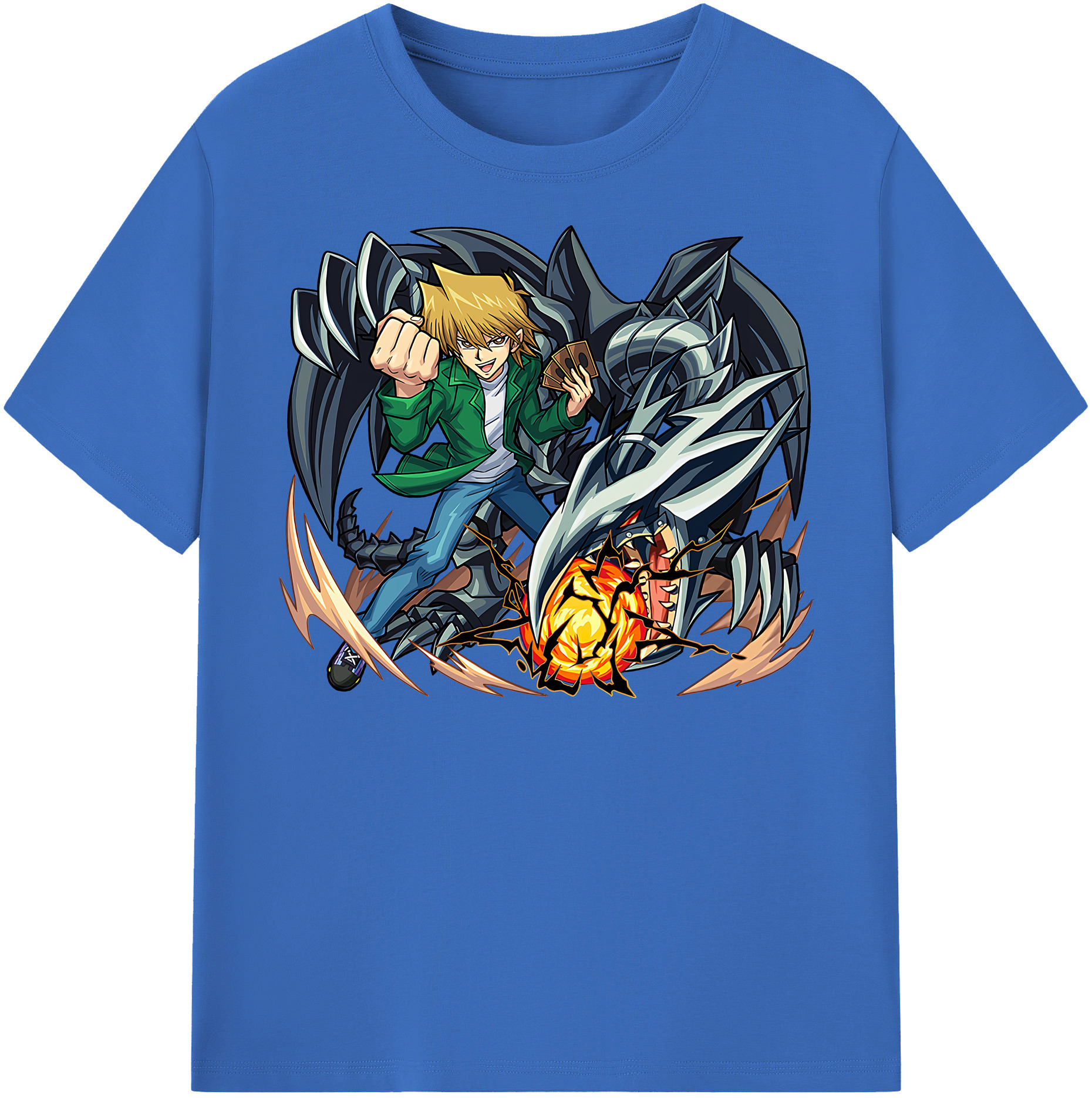 （画像用） 遊☆戯☆王 Yu-Gi-Oh! 綿100％半袖Tシャツ（フロントプリント）