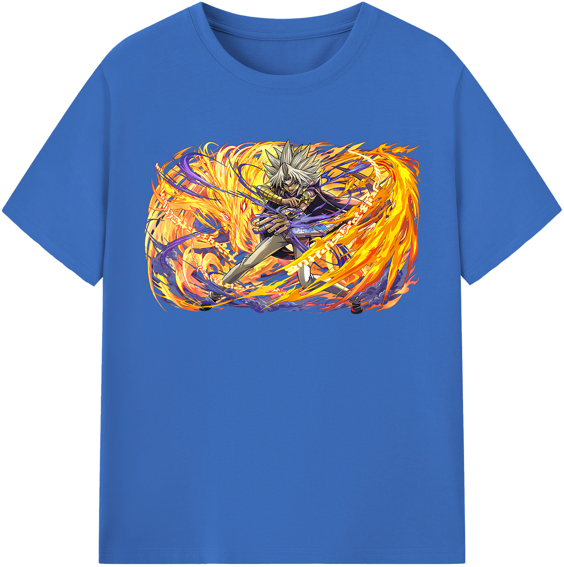 （画像用） 遊☆戯☆王 Yu-Gi-Oh! 綿100％半袖Tシャツ（フロントプリント）