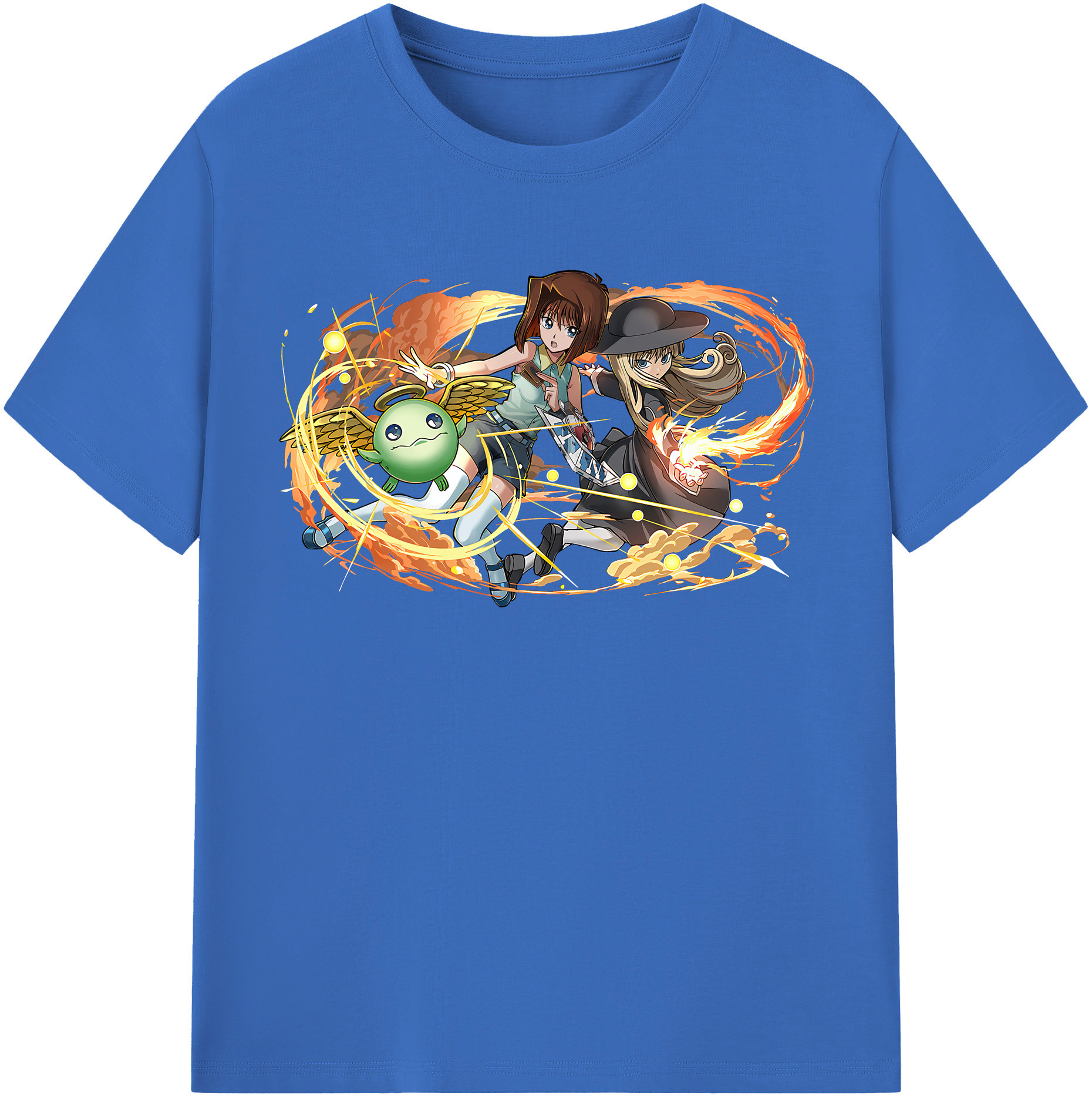 （画像用） 遊☆戯☆王 Yu-Gi-Oh! 綿100％半袖Tシャツ（フロントプリント）
