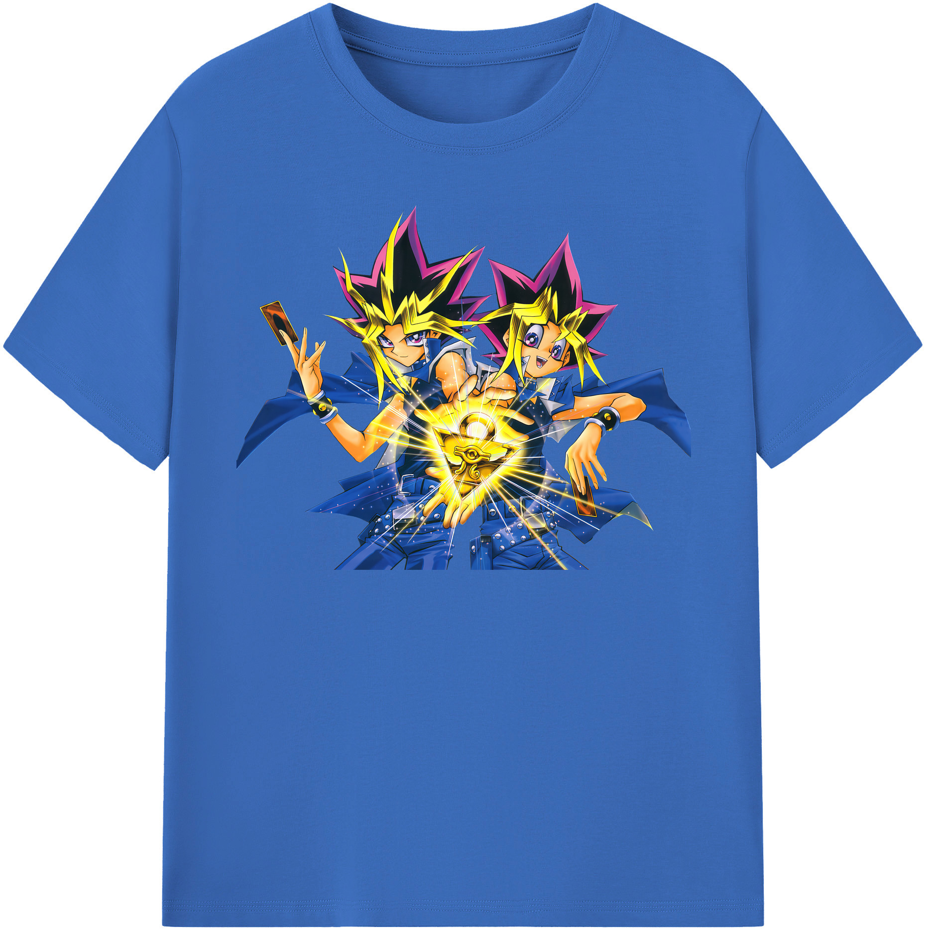 （画像用） 遊☆戯☆王 Yu-Gi-Oh! 綿100％半袖Tシャツ（フロントプリント）