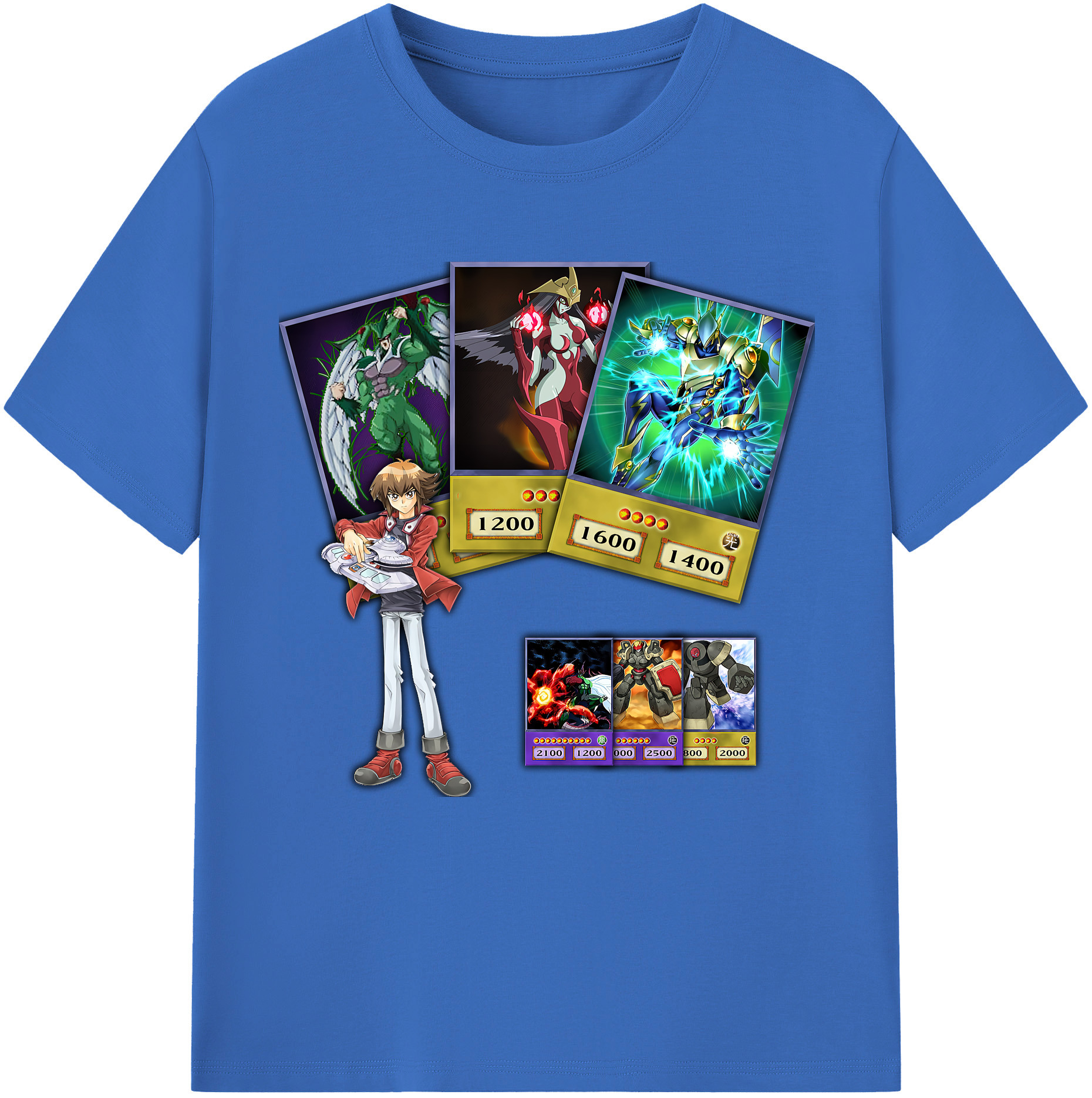 （画像用） 遊☆戯☆王 Yu-Gi-Oh! 綿100％半袖Tシャツ（フロントプリント）