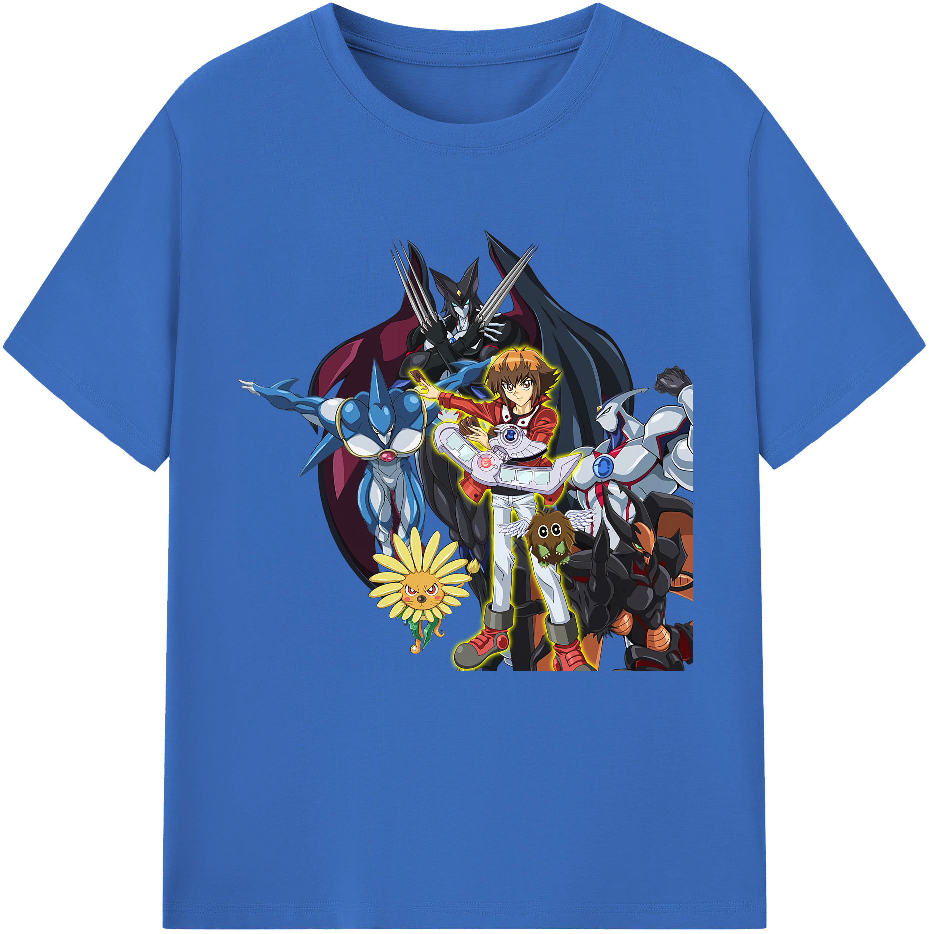 （画像用） 遊☆戯☆王 Yu-Gi-Oh! 綿100％半袖Tシャツ（フロントプリント）
