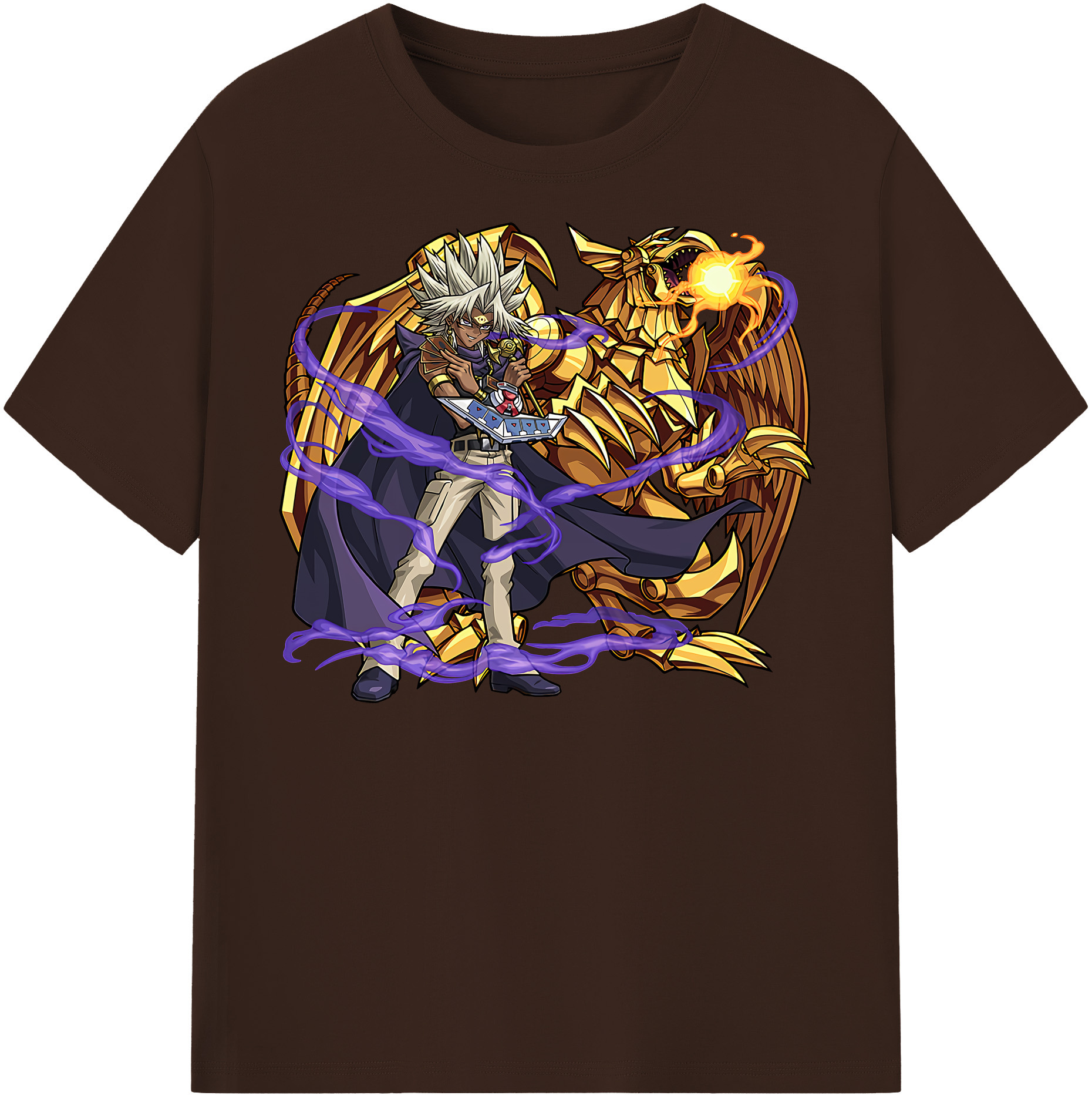 （画像用） 遊☆戯☆王 Yu-Gi-Oh! 綿100％半袖Tシャツ（フロントプリント）