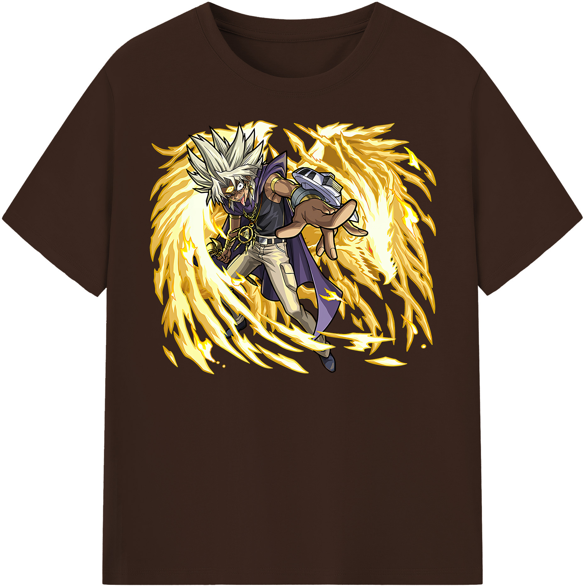（画像用） 遊☆戯☆王 Yu-Gi-Oh! 綿100％半袖Tシャツ（フロントプリント）