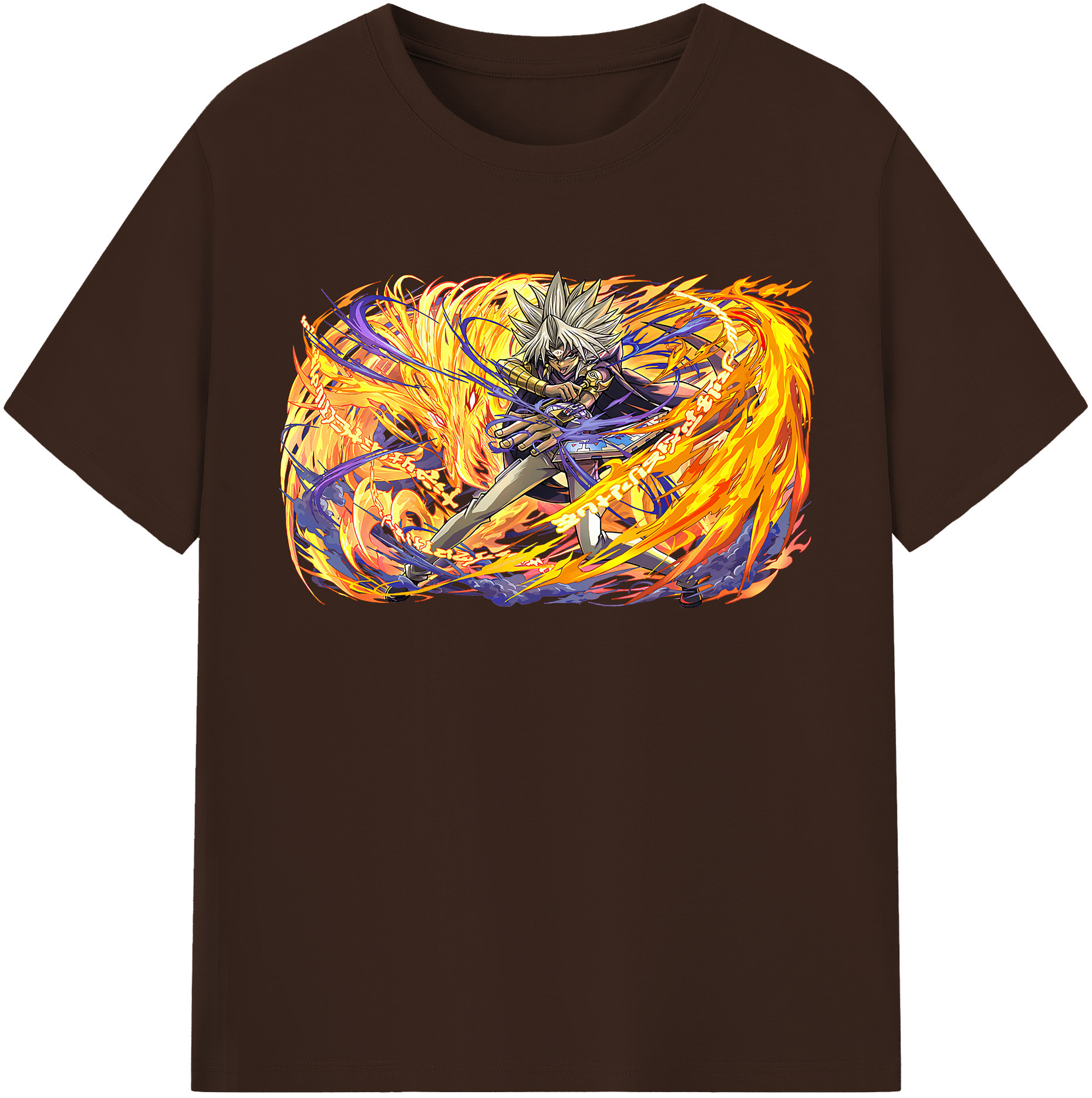 （画像用） 遊☆戯☆王 Yu-Gi-Oh! 綿100％半袖Tシャツ（フロントプリント）