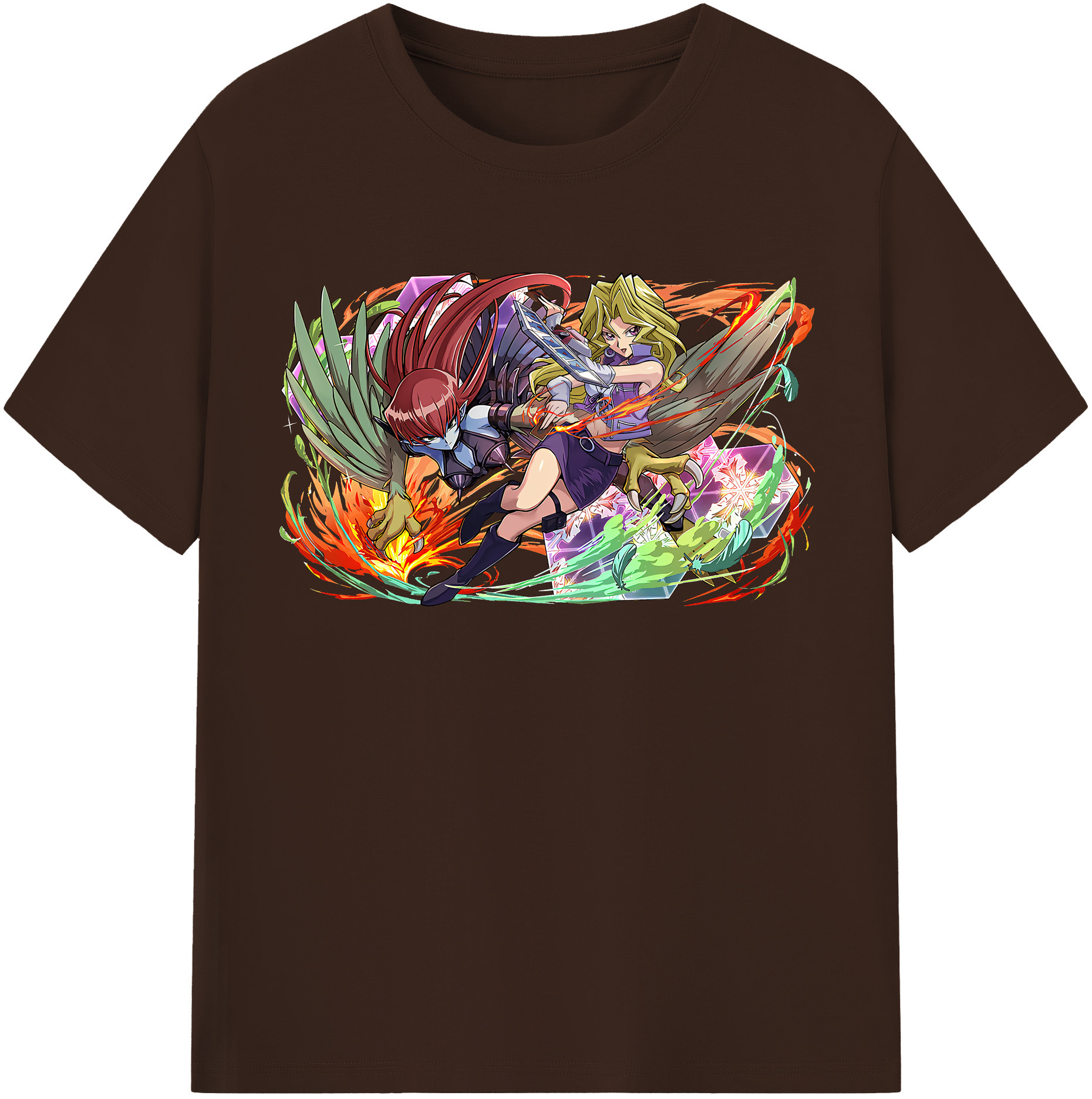 （画像用） 遊☆戯☆王 Yu-Gi-Oh! 綿100％半袖Tシャツ（フロントプリント）