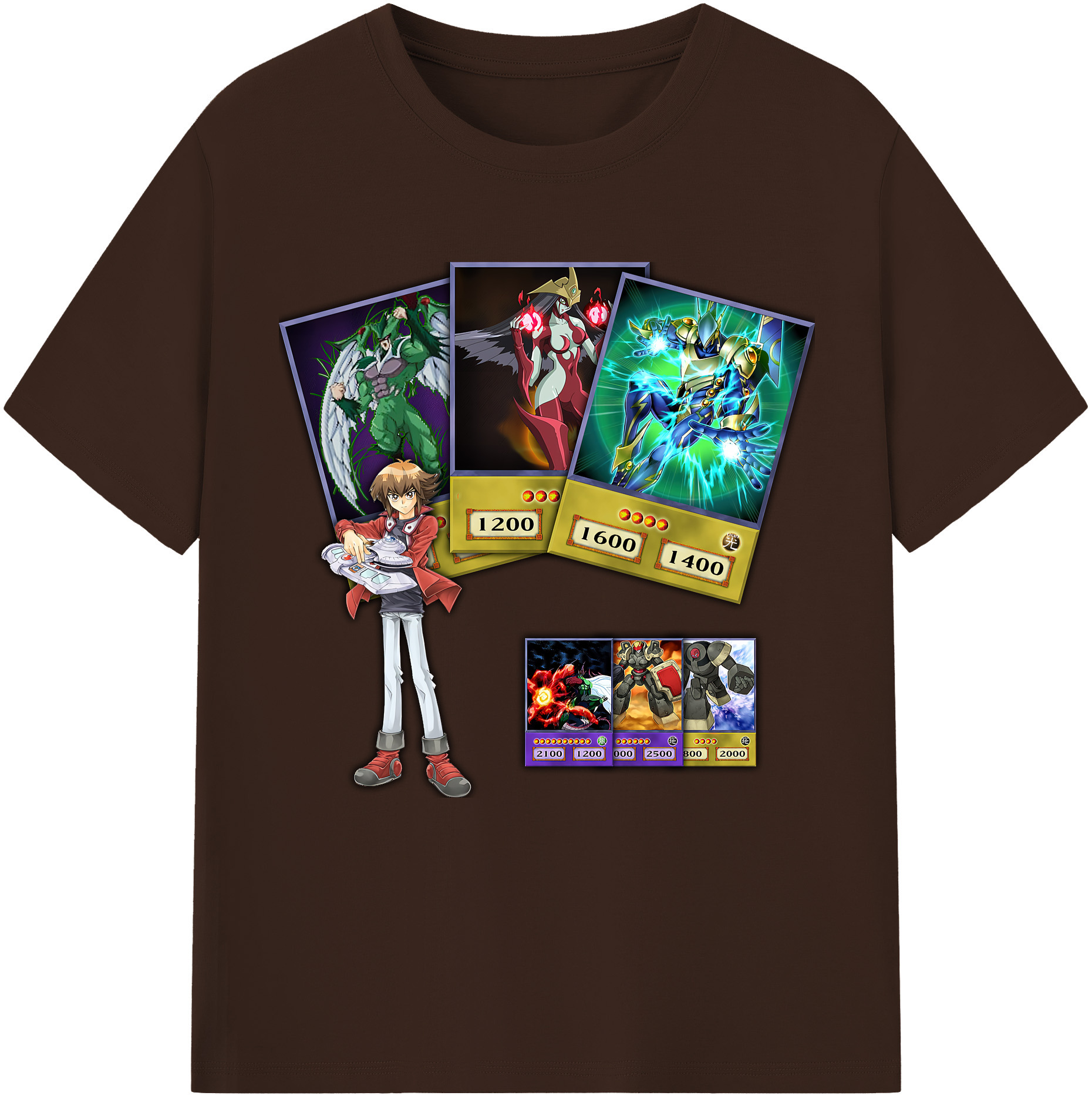 （画像用） 遊☆戯☆王 Yu-Gi-Oh! 綿100％半袖Tシャツ（フロントプリント）