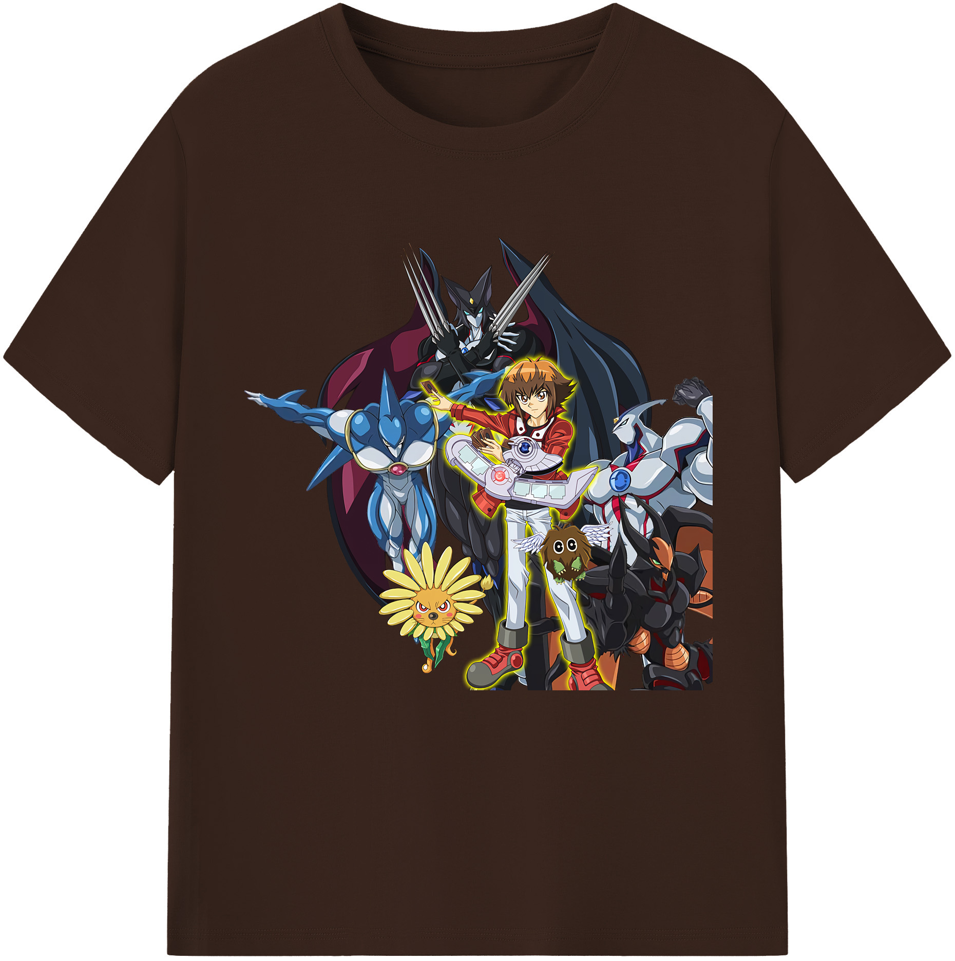 （画像用） 遊☆戯☆王 Yu-Gi-Oh! 綿100％半袖Tシャツ（フロントプリント）