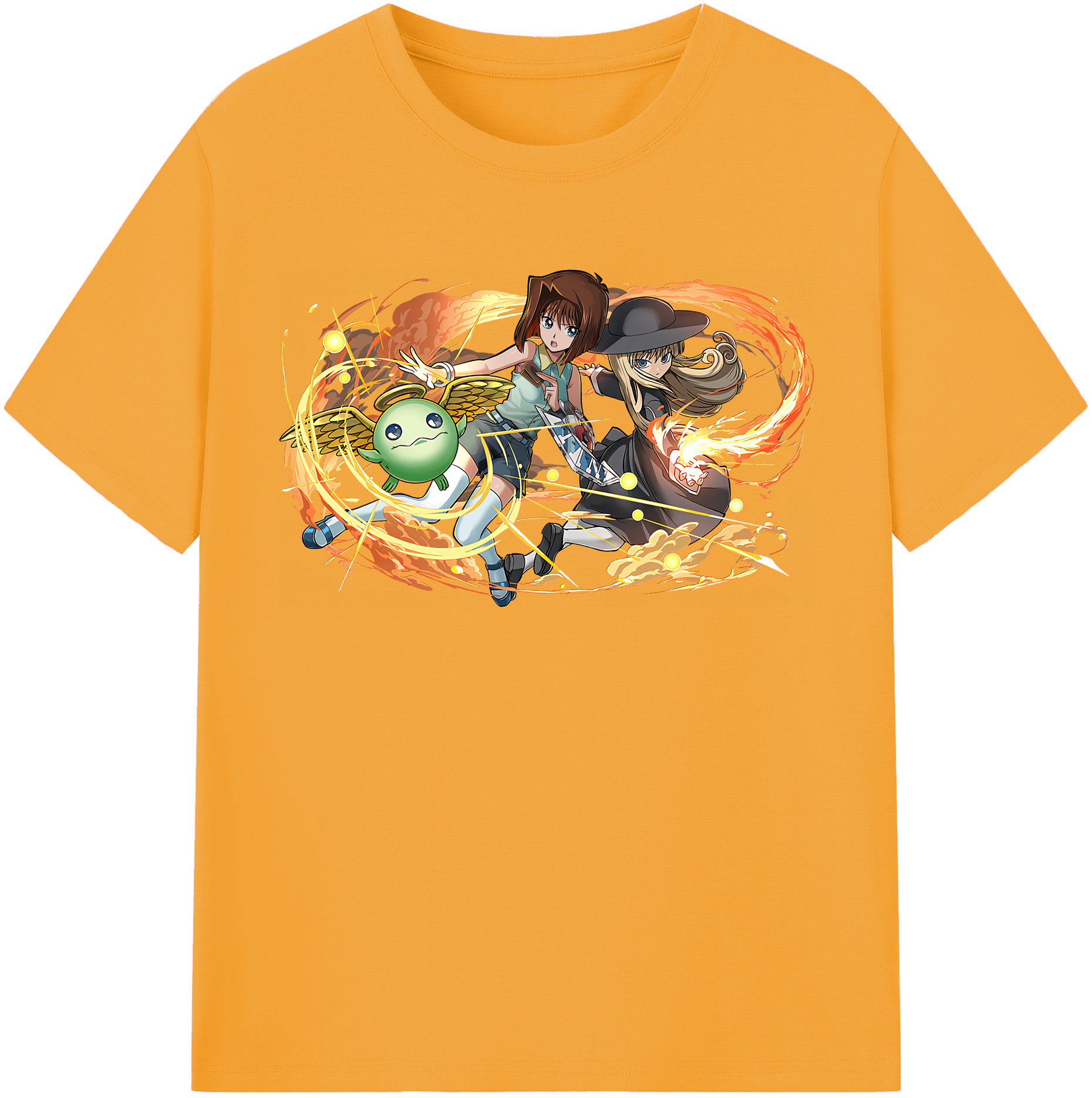 （画像用） 遊☆戯☆王 Yu-Gi-Oh! 綿100％半袖Tシャツ（フロントプリント）