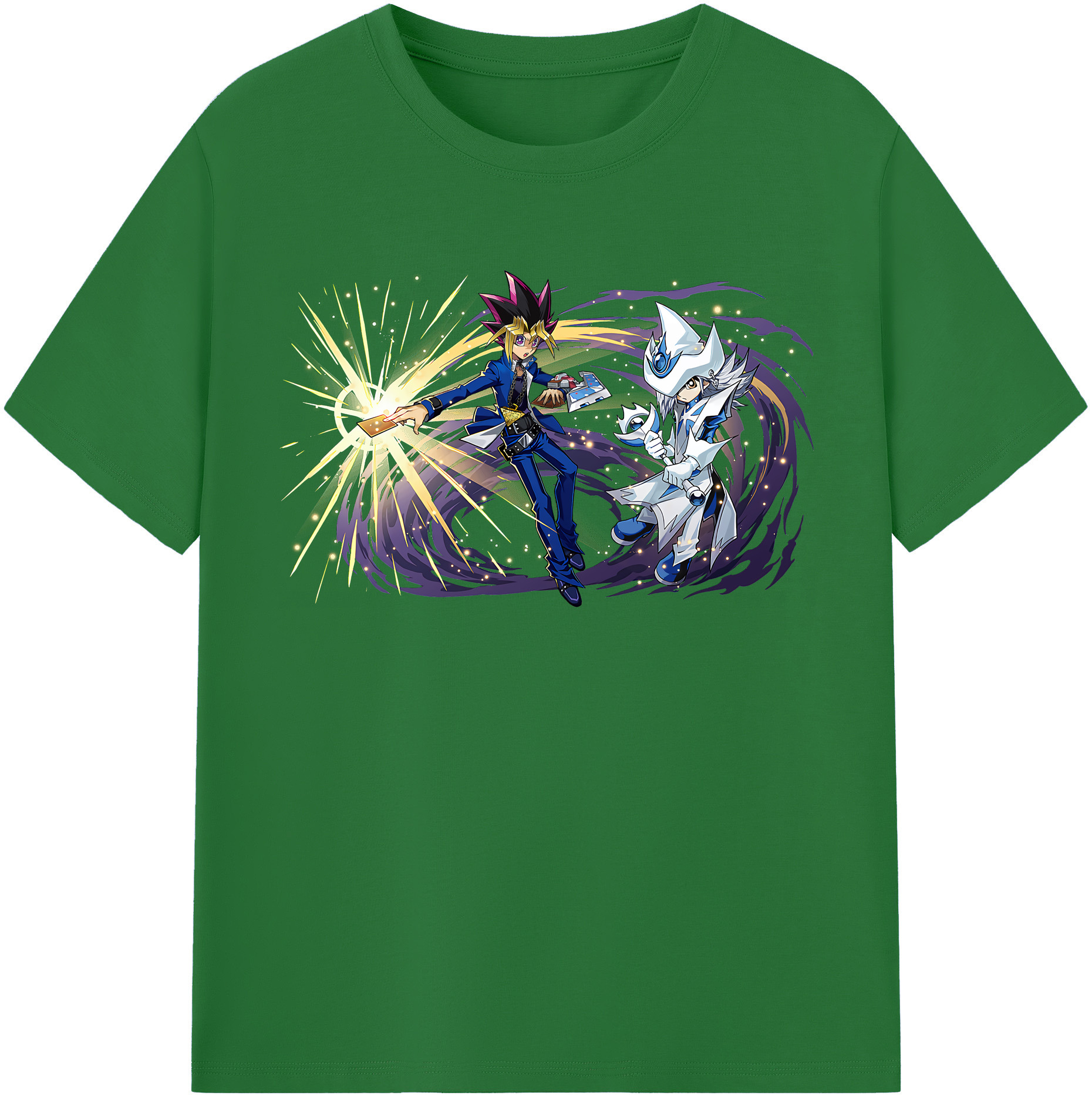 （画像用） 遊☆戯☆王 Yu-Gi-Oh! 綿100％半袖Tシャツ（フロントプリント）