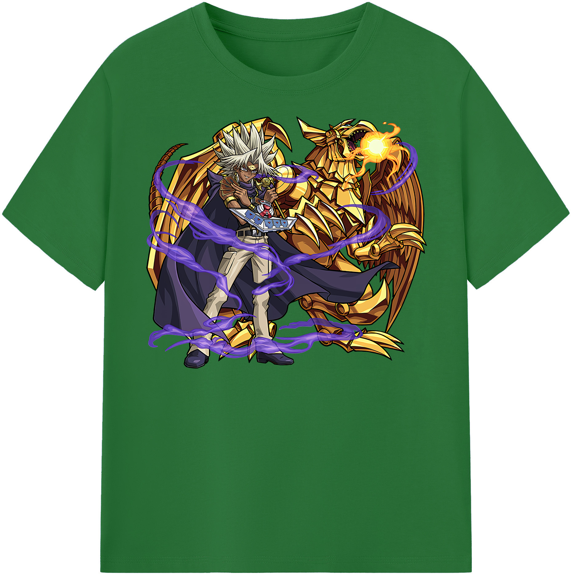 （画像用） 遊☆戯☆王 Yu-Gi-Oh! 綿100％半袖Tシャツ（フロントプリント）