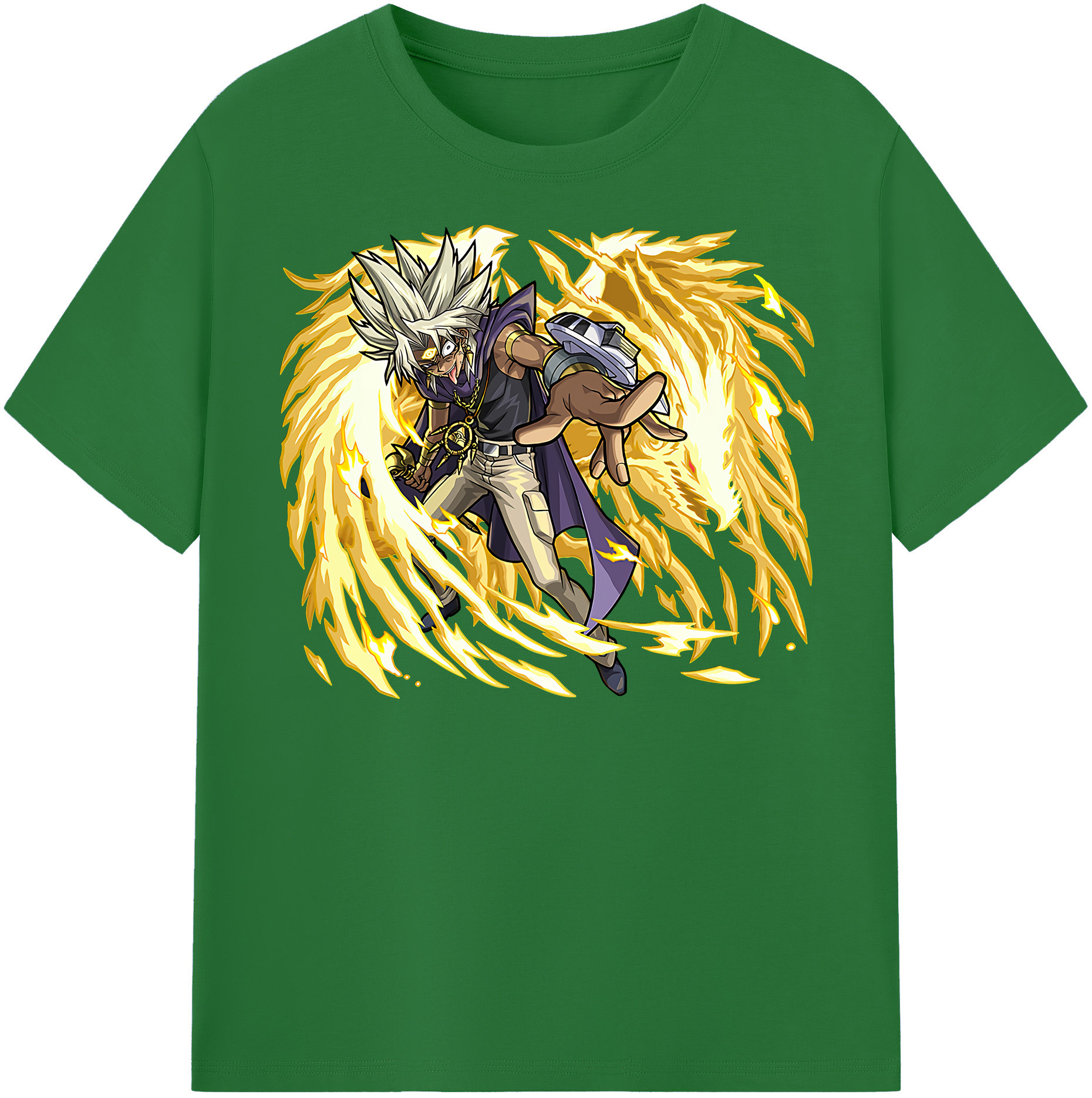 （画像用） 遊☆戯☆王 Yu-Gi-Oh! 綿100％半袖Tシャツ（フロントプリント）