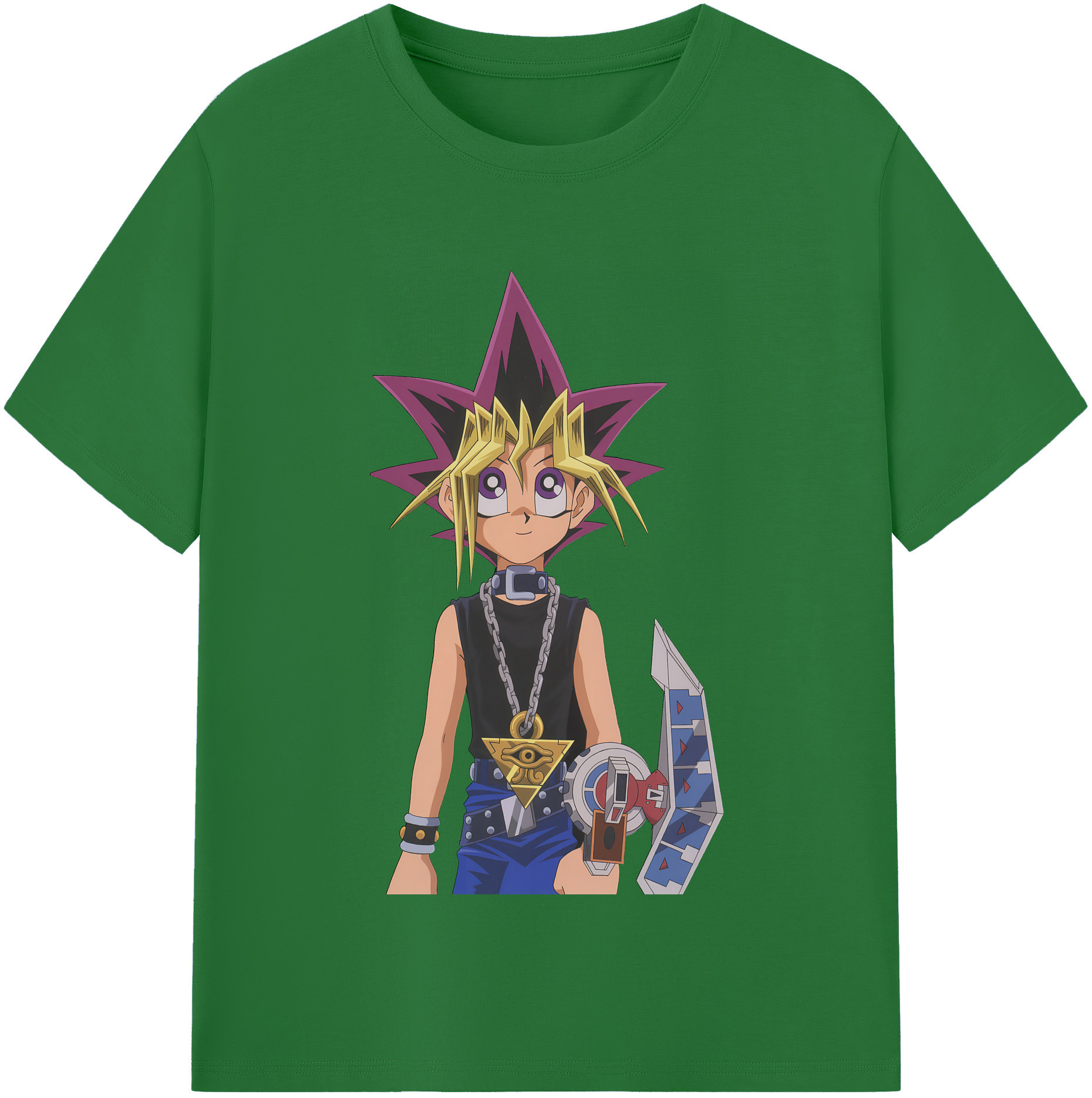 （画像用） 遊☆戯☆王 Yu-Gi-Oh! 綿100％半袖Tシャツ（フロントプリント）