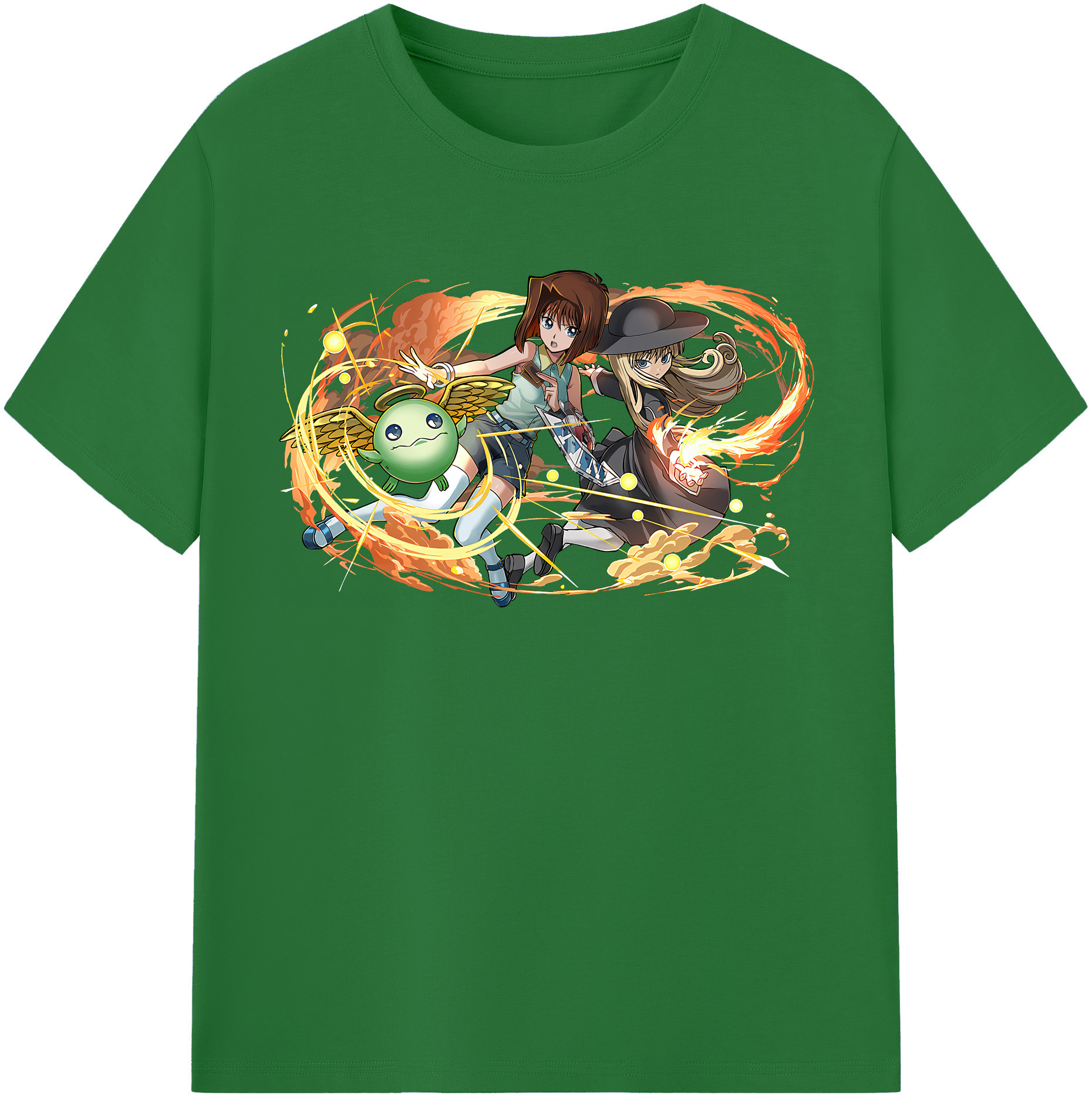 （画像用） 遊☆戯☆王 Yu-Gi-Oh! 綿100％半袖Tシャツ（フロントプリント）