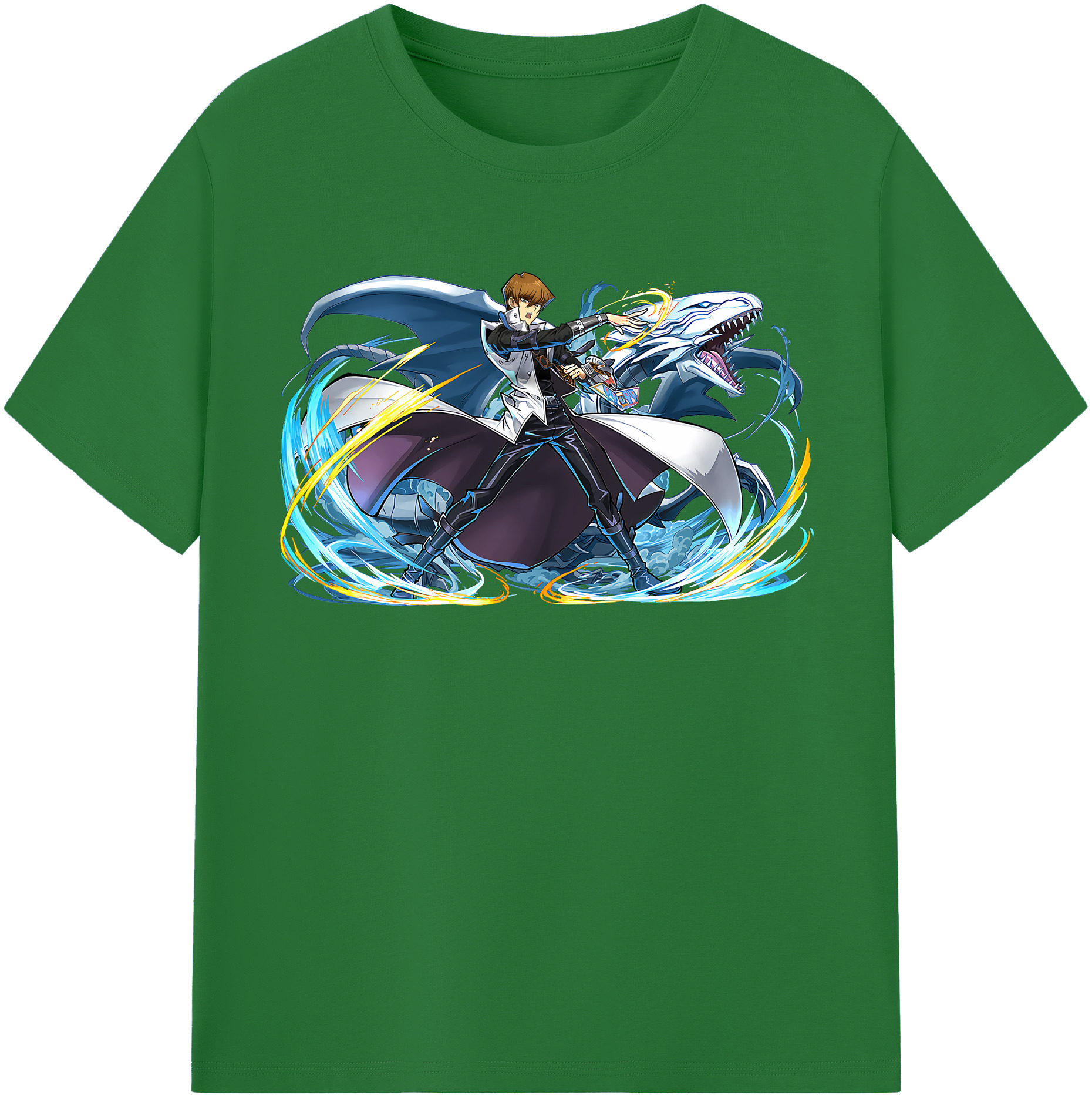 （画像用） 遊☆戯☆王 Yu-Gi-Oh! 綿100％半袖Tシャツ（フロントプリント）