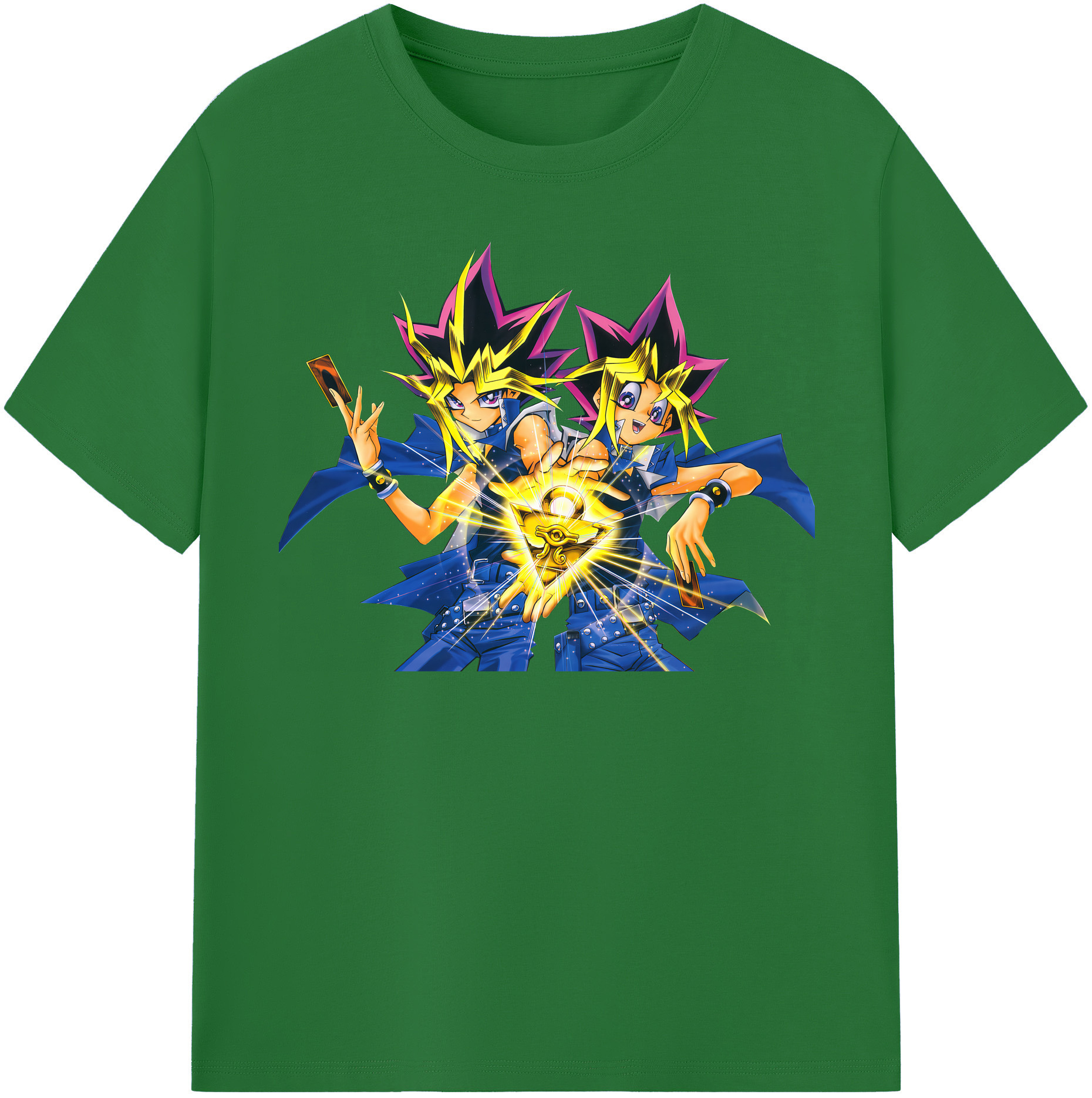 （画像用） 遊☆戯☆王 Yu-Gi-Oh! 綿100％半袖Tシャツ（フロントプリント）