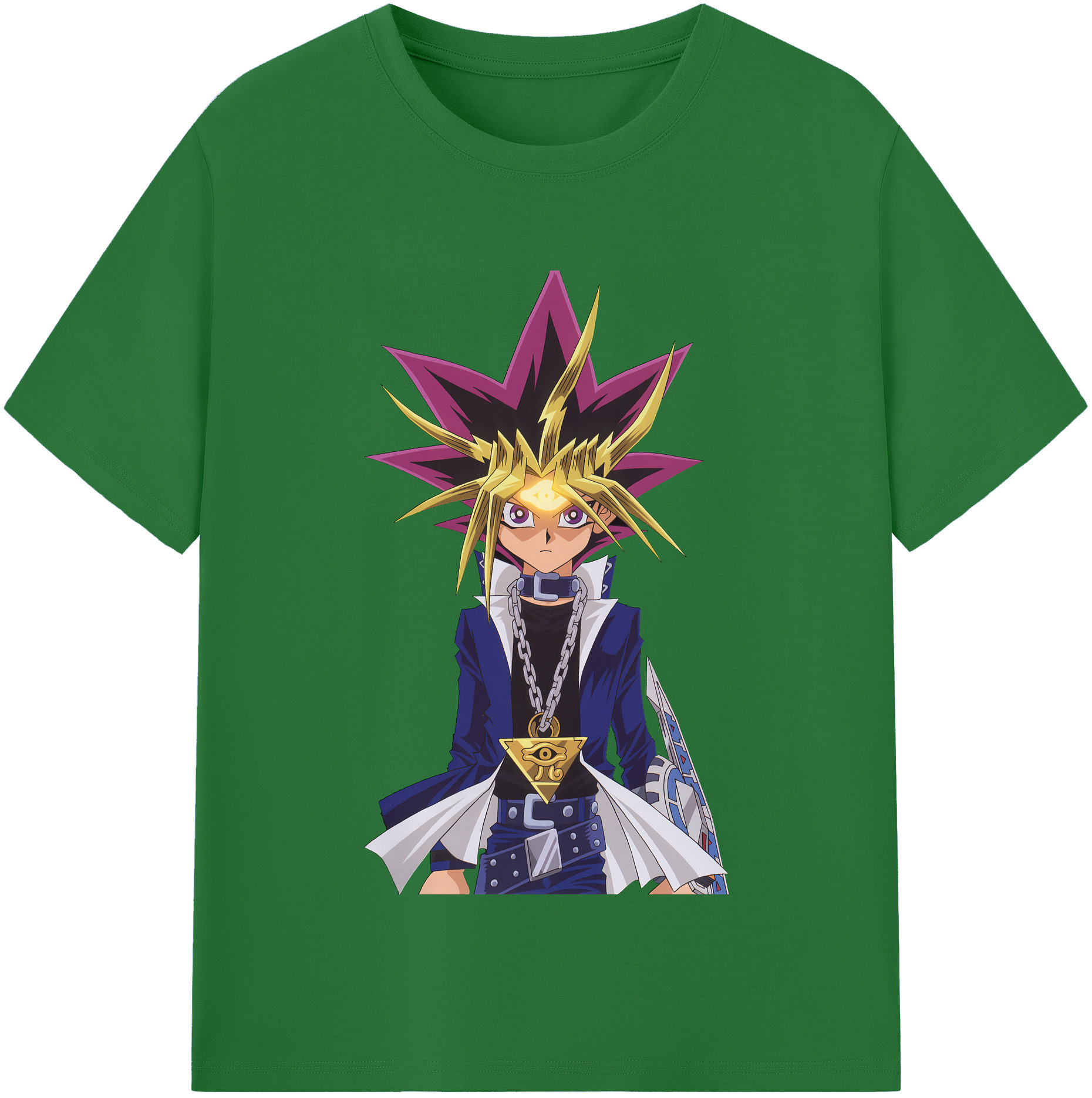 （画像用） 遊☆戯☆王 Yu-Gi-Oh! 綿100％半袖Tシャツ（フロントプリント）
