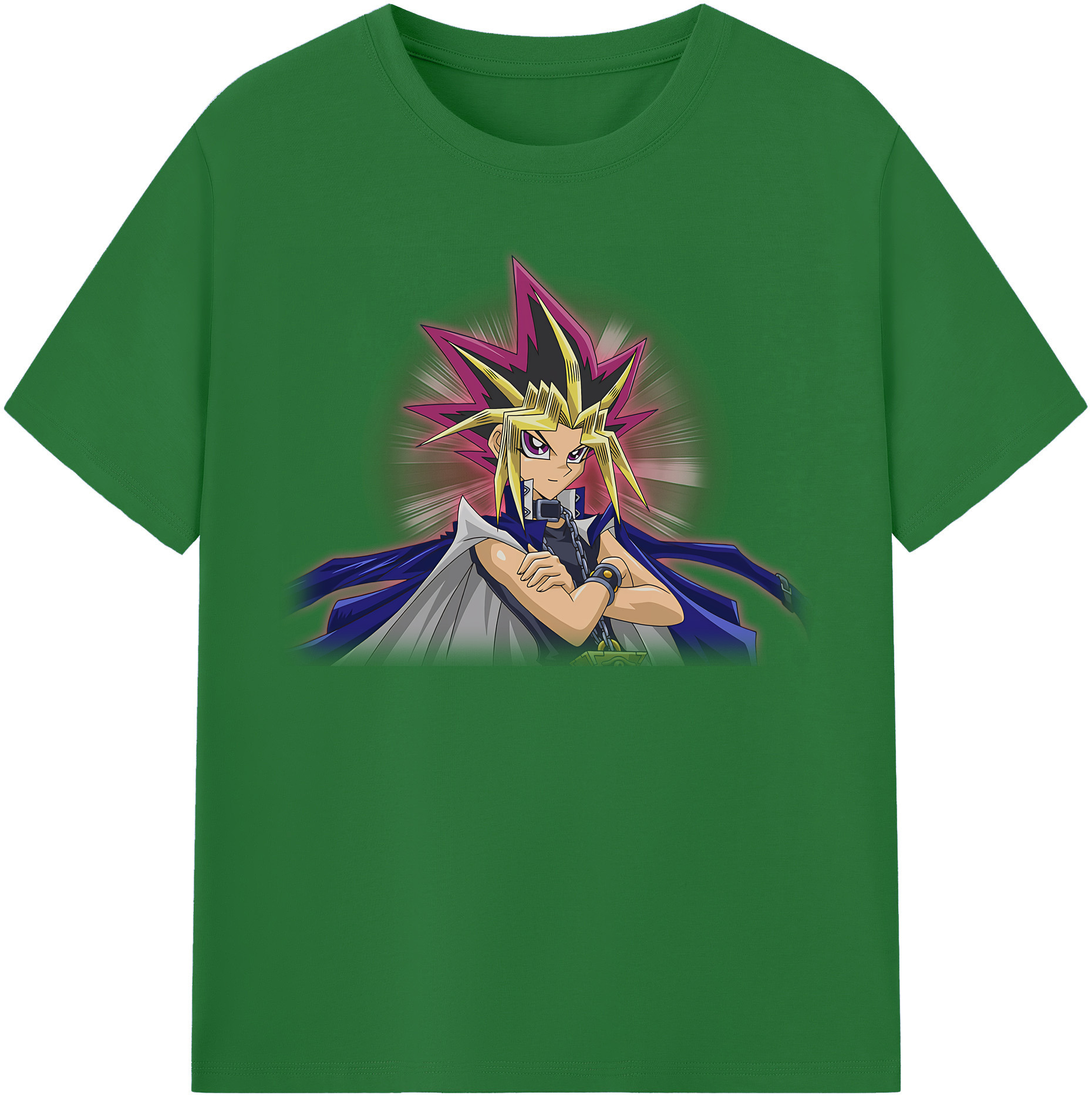 （画像用） 遊☆戯☆王 Yu-Gi-Oh! 綿100％半袖Tシャツ（フロントプリント）