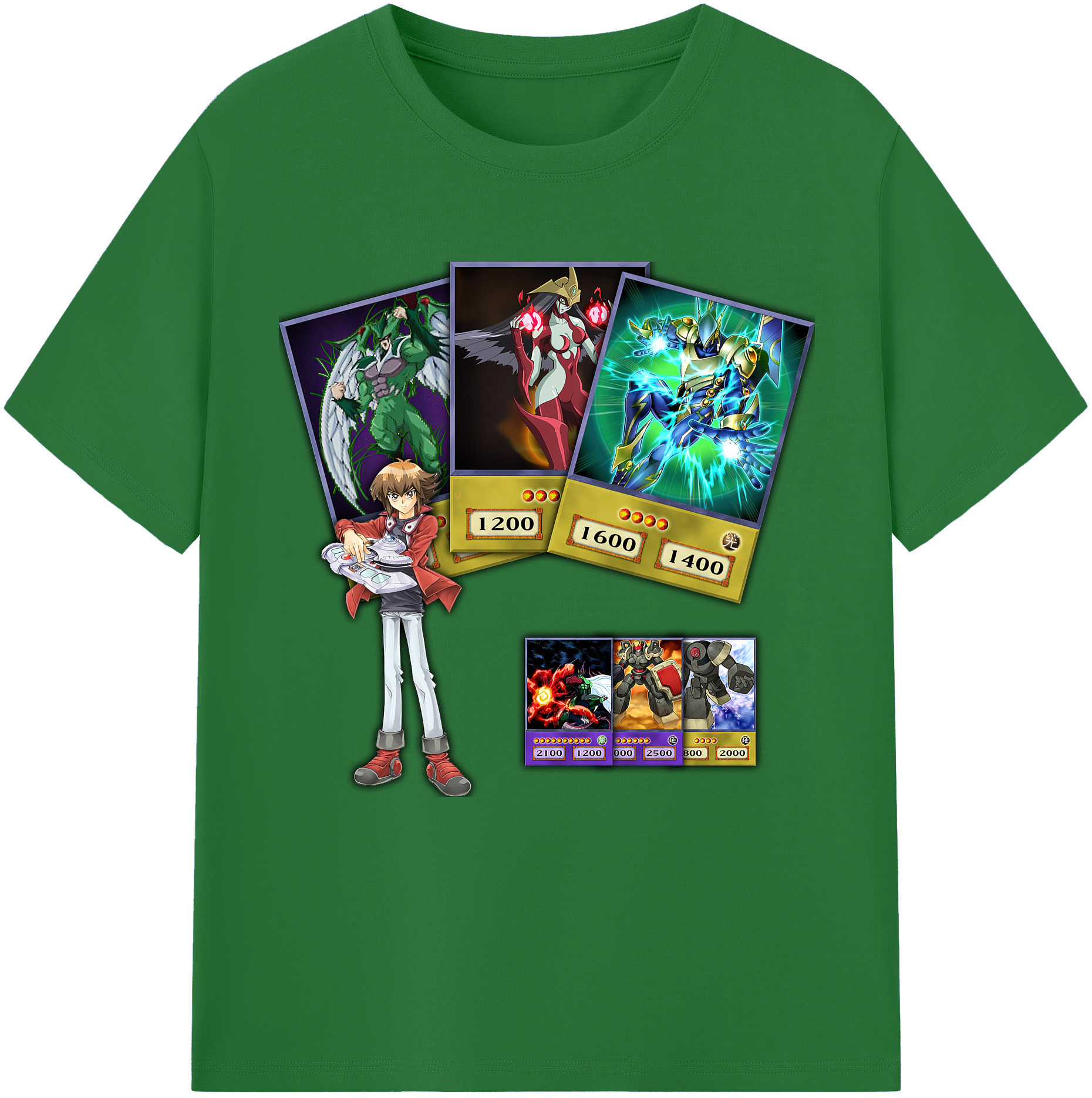 （画像用） 遊☆戯☆王 Yu-Gi-Oh! 綿100％半袖Tシャツ（フロントプリント）