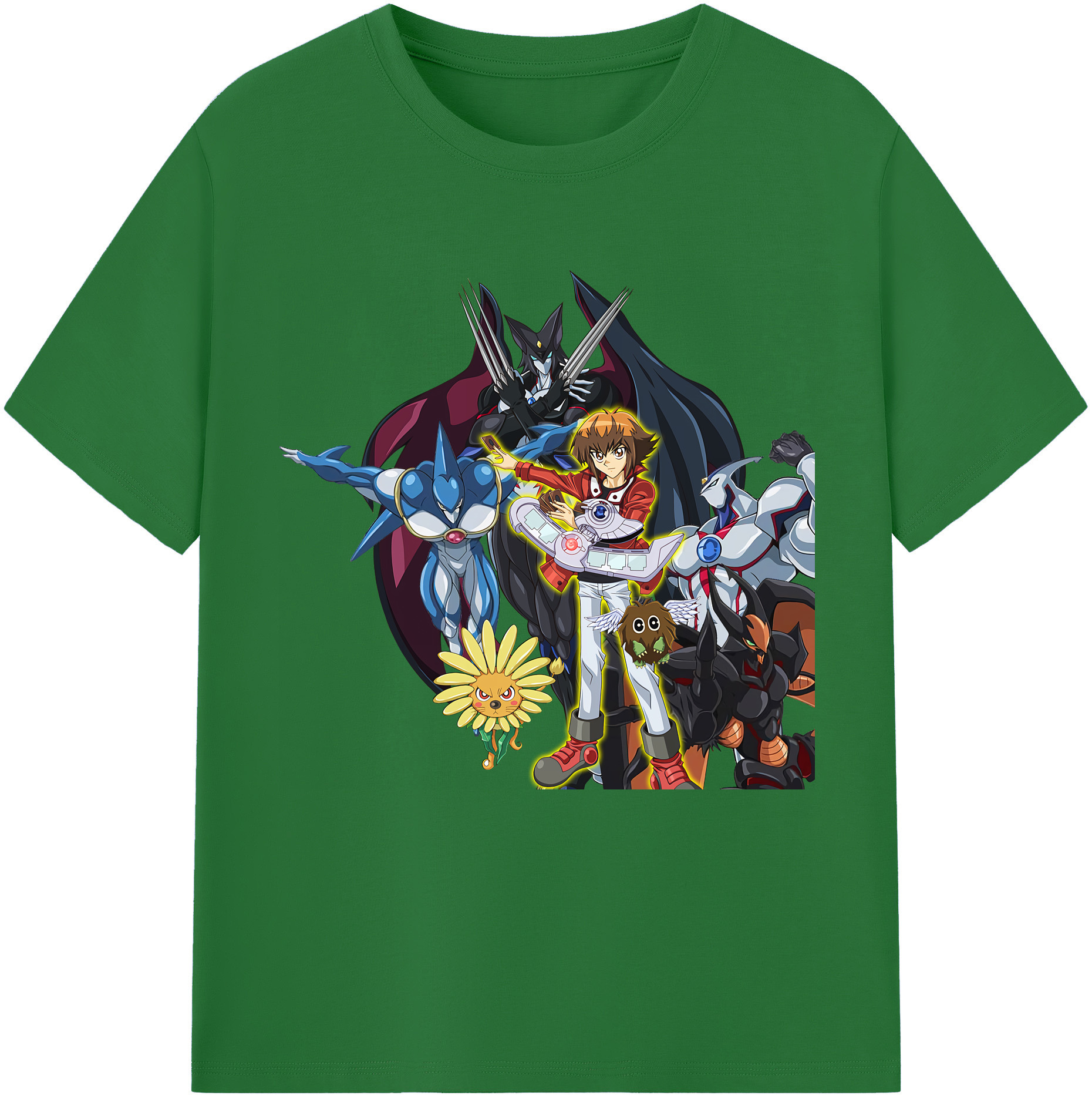 （画像用） 遊☆戯☆王 Yu-Gi-Oh! 綿100％半袖Tシャツ（フロントプリント）