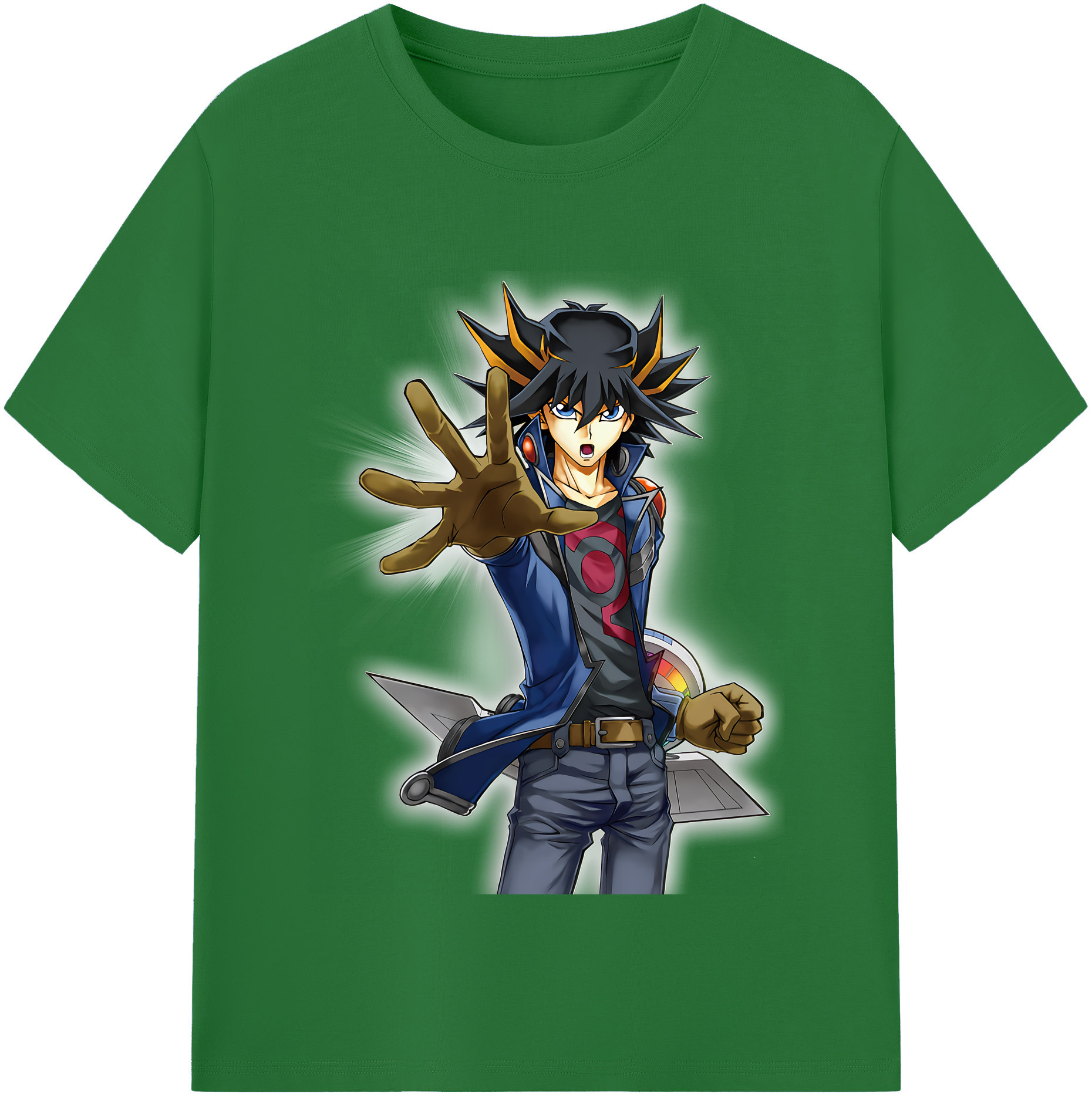 （画像用） 遊☆戯☆王 Yu-Gi-Oh! 綿100％半袖Tシャツ（フロントプリント）