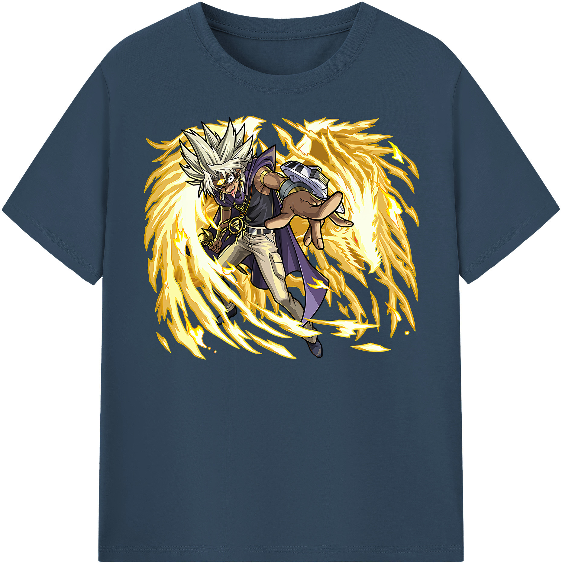 （画像用） 遊☆戯☆王 Yu-Gi-Oh! 綿100％半袖Tシャツ（フロントプリント）