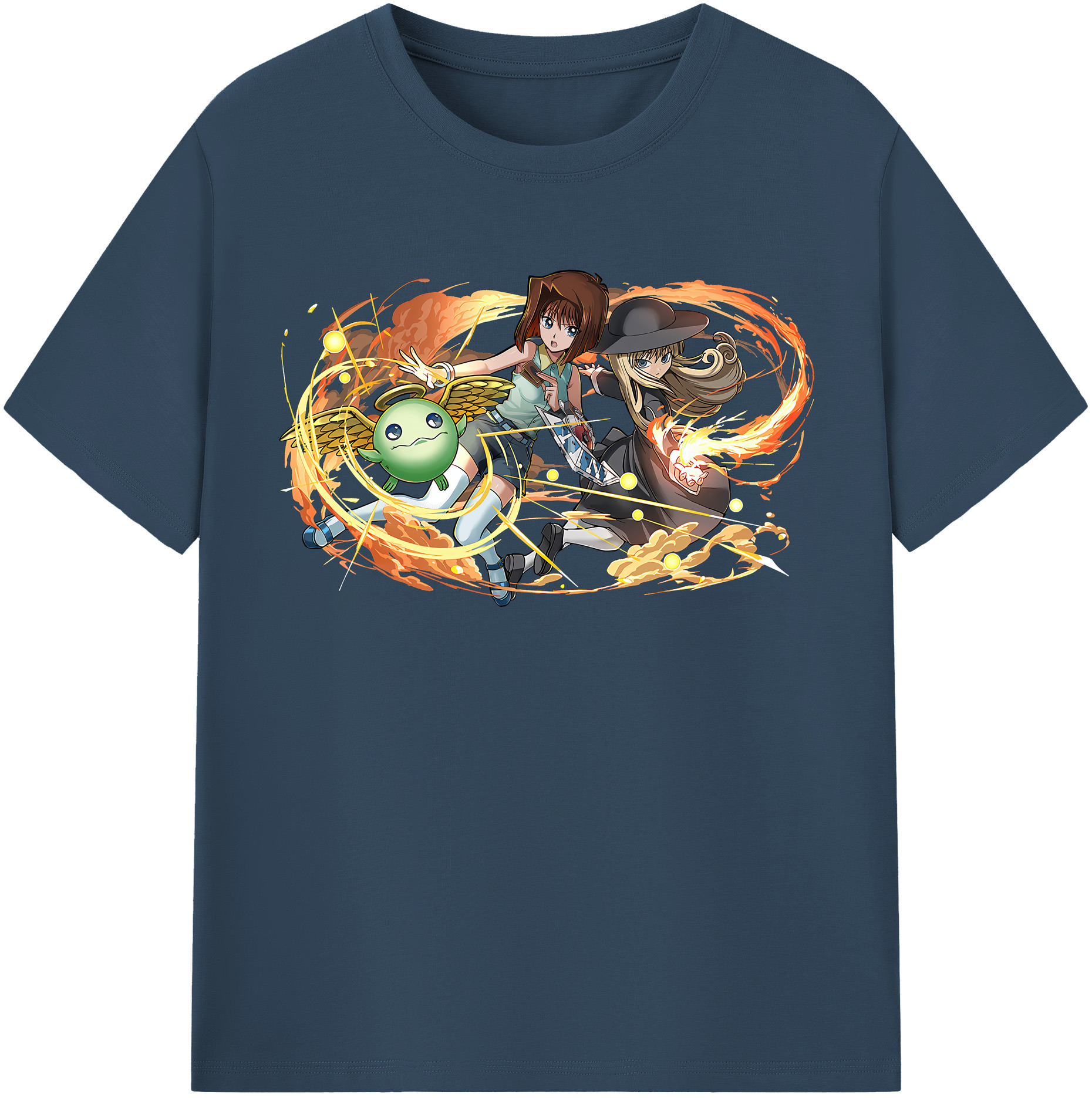 （画像用） 遊☆戯☆王 Yu-Gi-Oh! 綿100％半袖Tシャツ（フロントプリント）