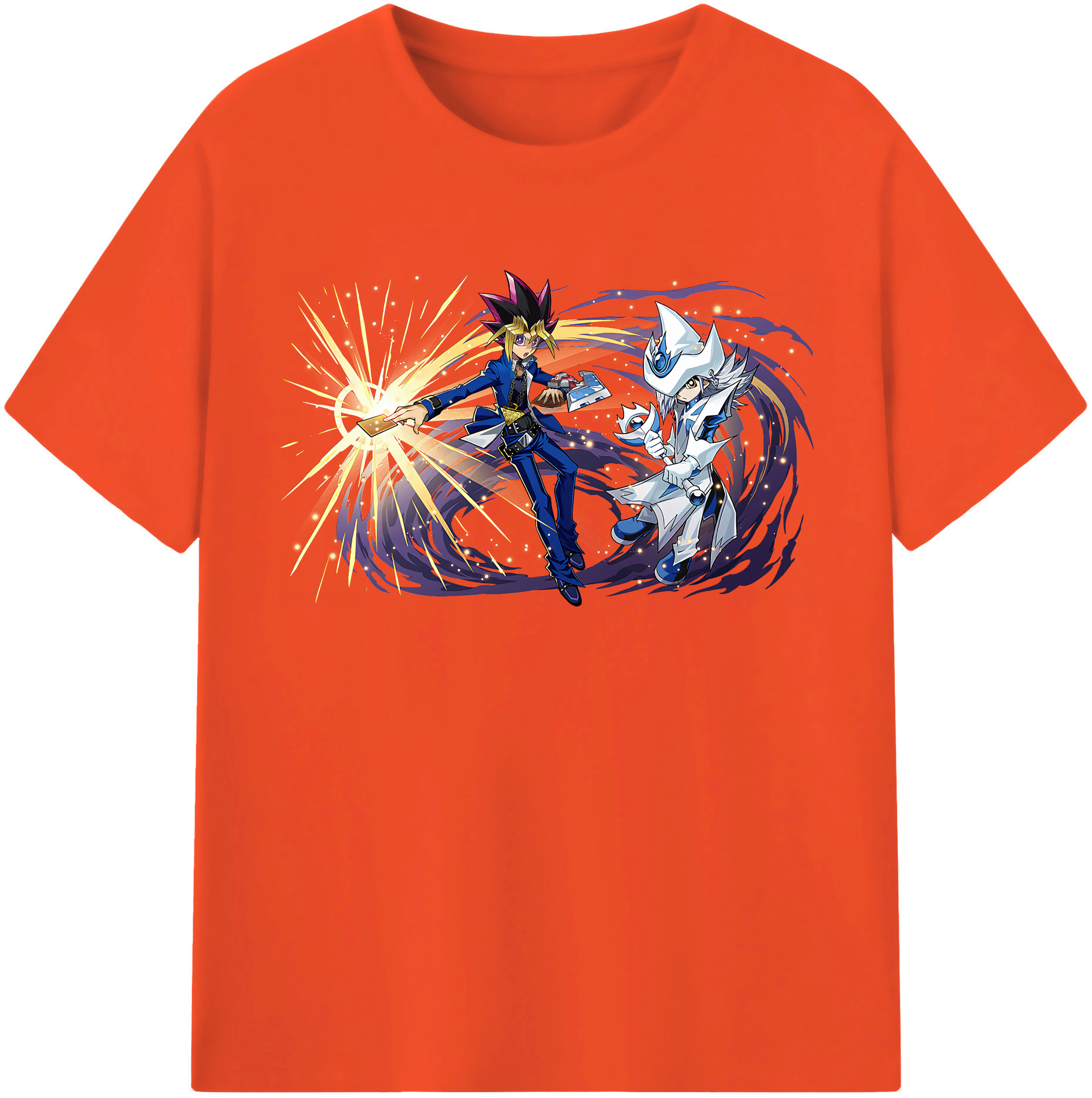（画像用） 遊☆戯☆王 Yu-Gi-Oh! 綿100％半袖Tシャツ（フロントプリント）