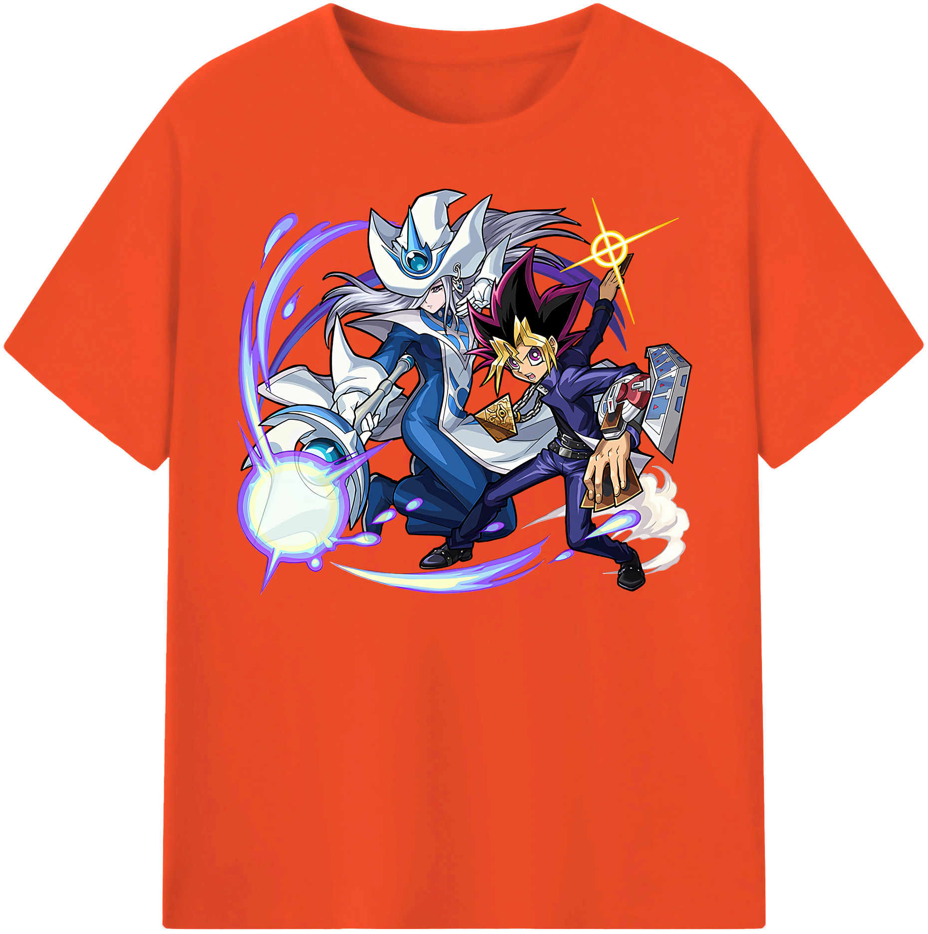 （画像用） 遊☆戯☆王 Yu-Gi-Oh! 綿100％半袖Tシャツ（フロントプリント）