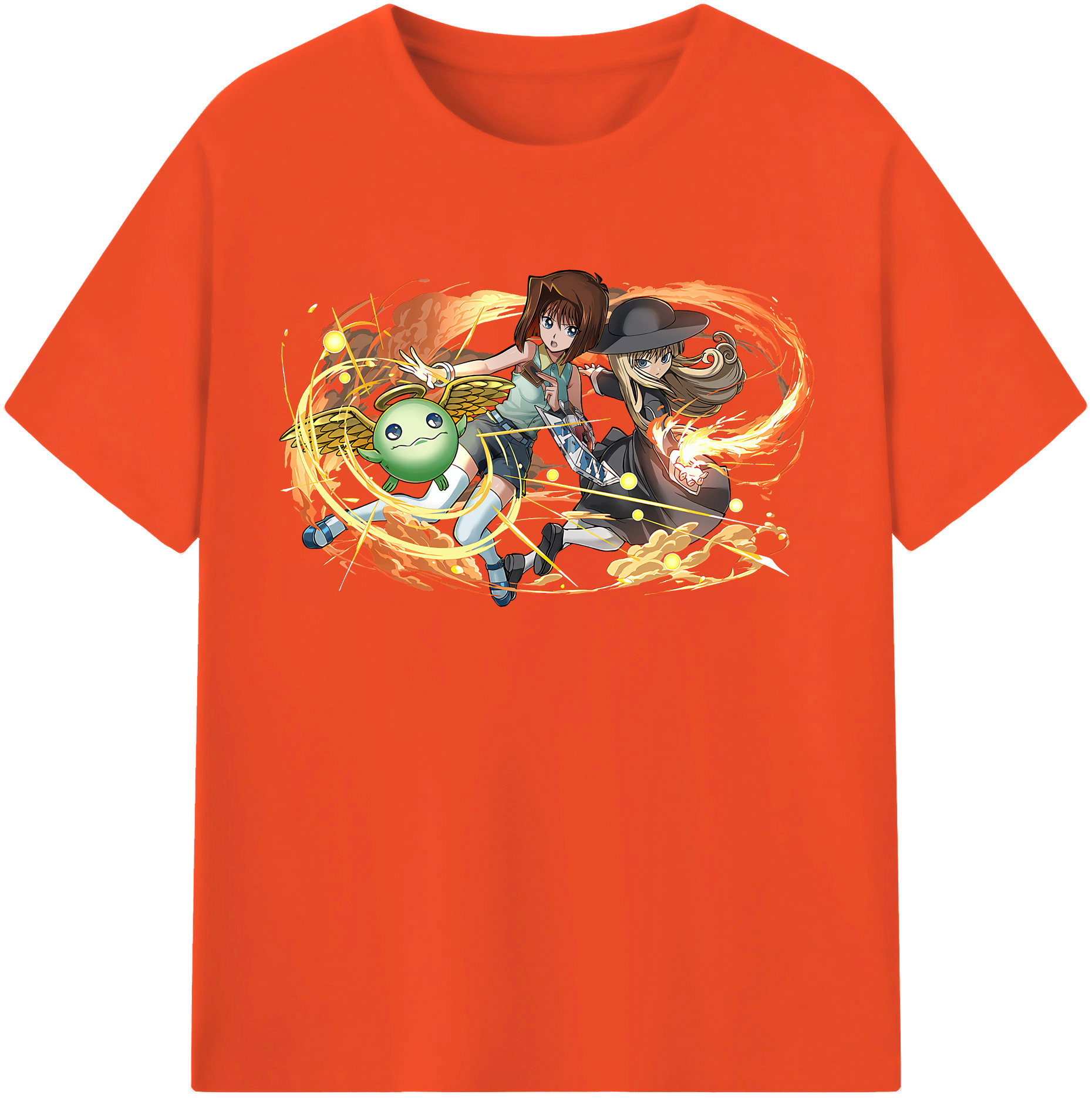 （画像用） 遊☆戯☆王 Yu-Gi-Oh! 綿100％半袖Tシャツ（フロントプリント）