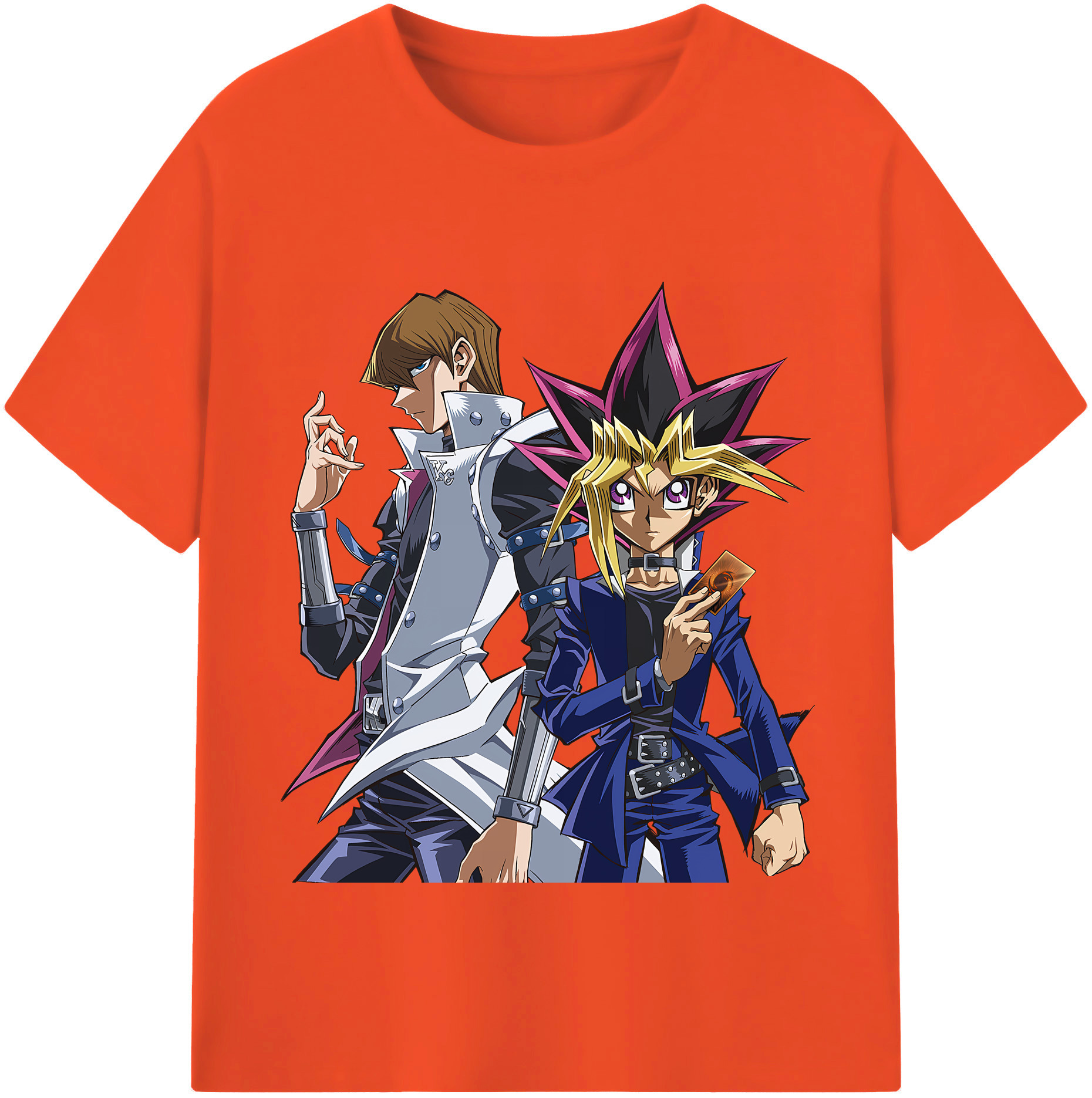 （画像用） 遊☆戯☆王 Yu-Gi-Oh! 綿100％半袖Tシャツ（フロントプリント）