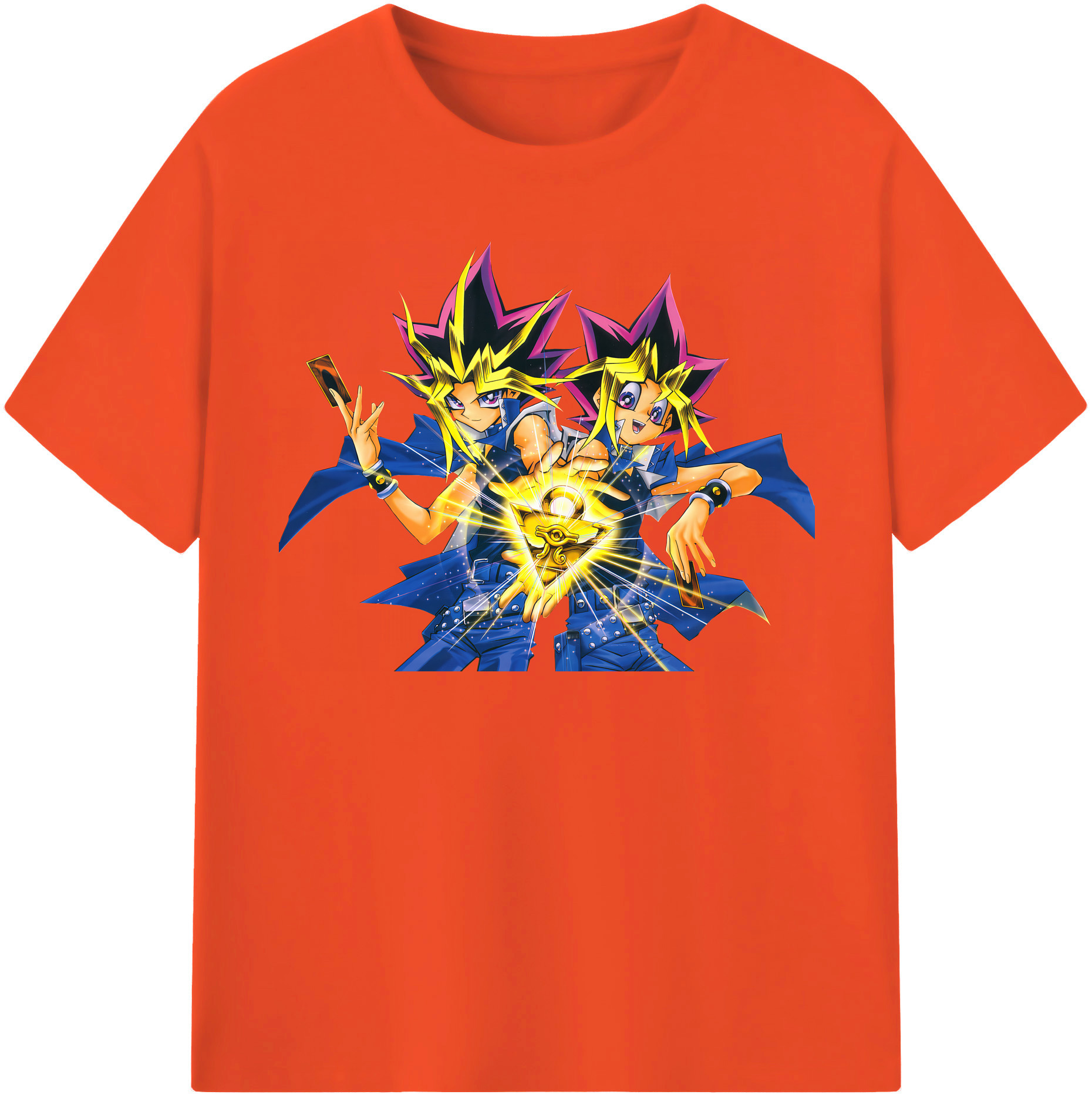 （画像用） 遊☆戯☆王 Yu-Gi-Oh! 綿100％半袖Tシャツ（フロントプリント）