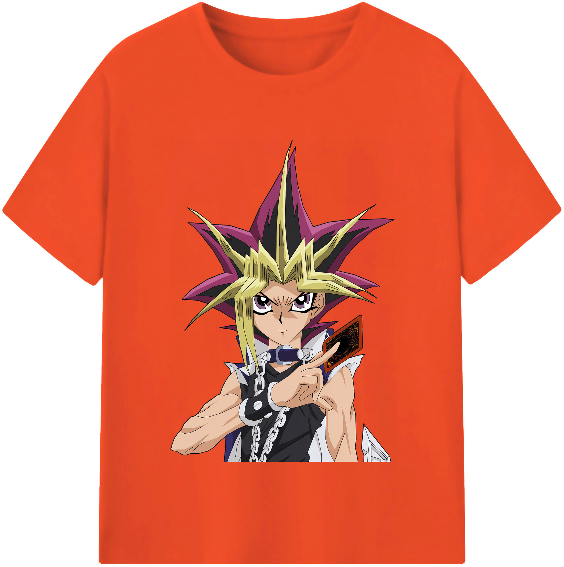 （画像用） 遊☆戯☆王 Yu-Gi-Oh! 綿100％半袖Tシャツ（フロントプリント）