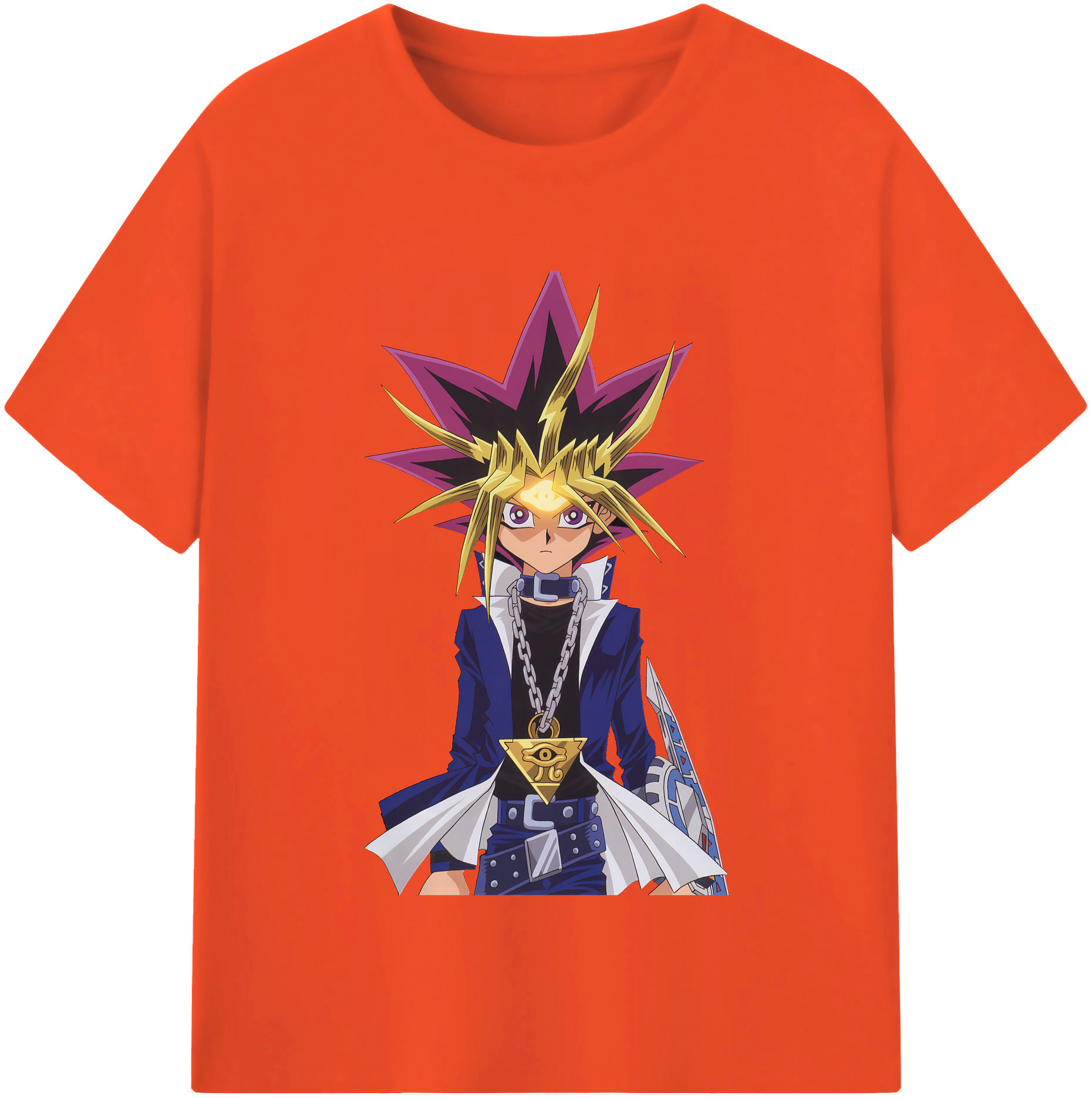 （画像用） 遊☆戯☆王 Yu-Gi-Oh! 綿100％半袖Tシャツ（フロントプリント）