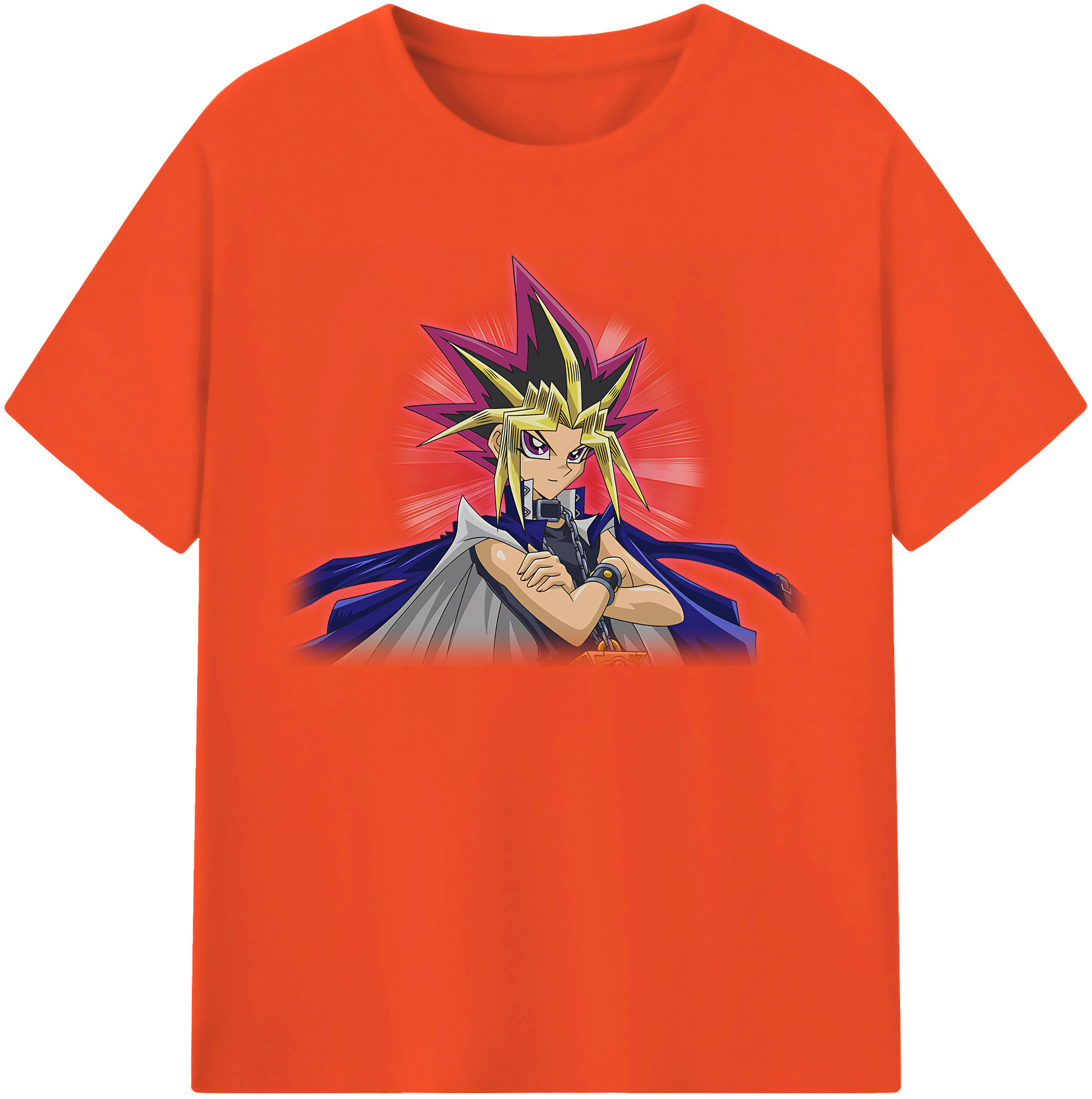 （画像用） 遊☆戯☆王 Yu-Gi-Oh! 綿100％半袖Tシャツ（フロントプリント）