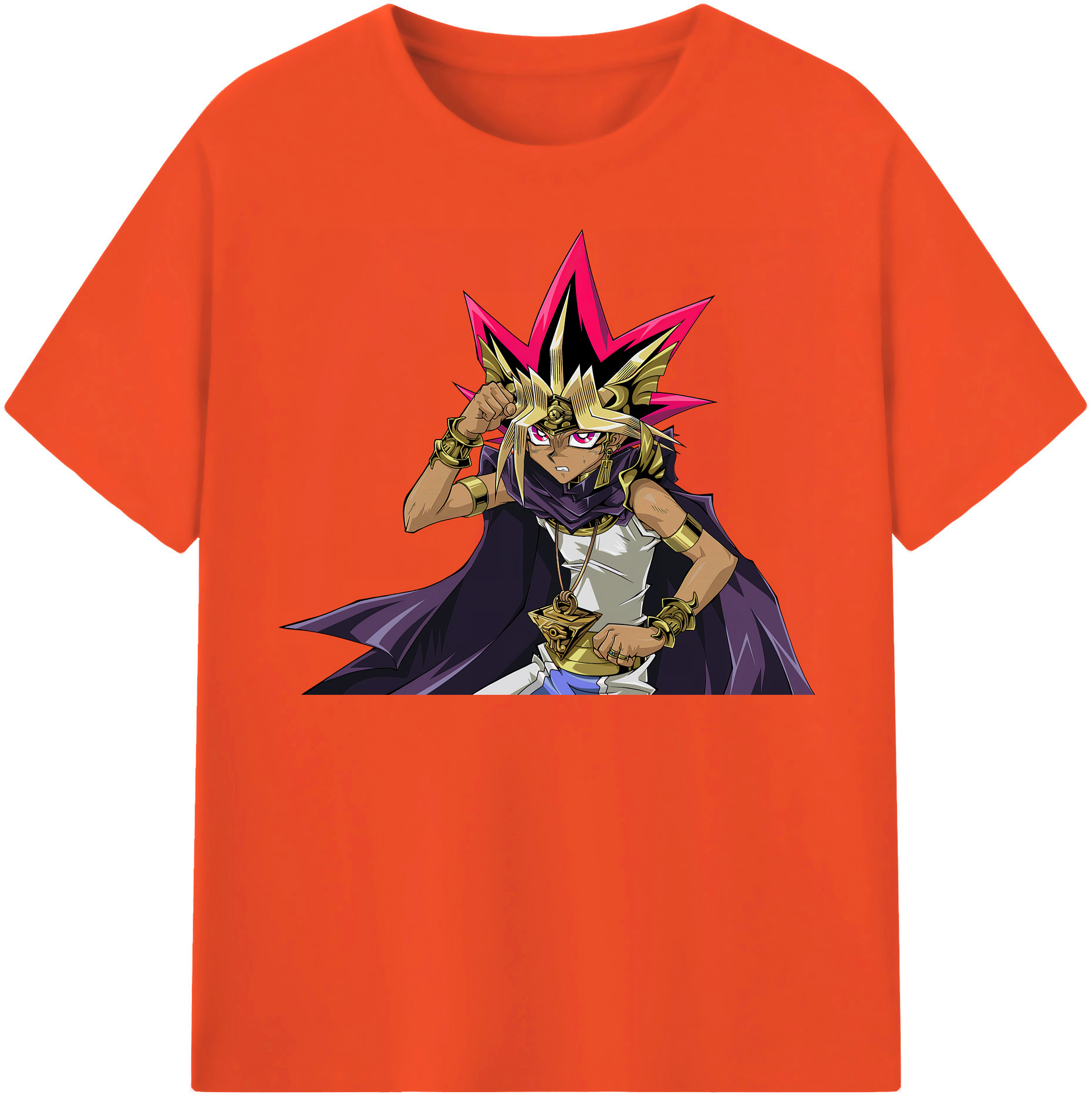 （画像用） 遊☆戯☆王 Yu-Gi-Oh! 綿100％半袖Tシャツ（フロントプリント）