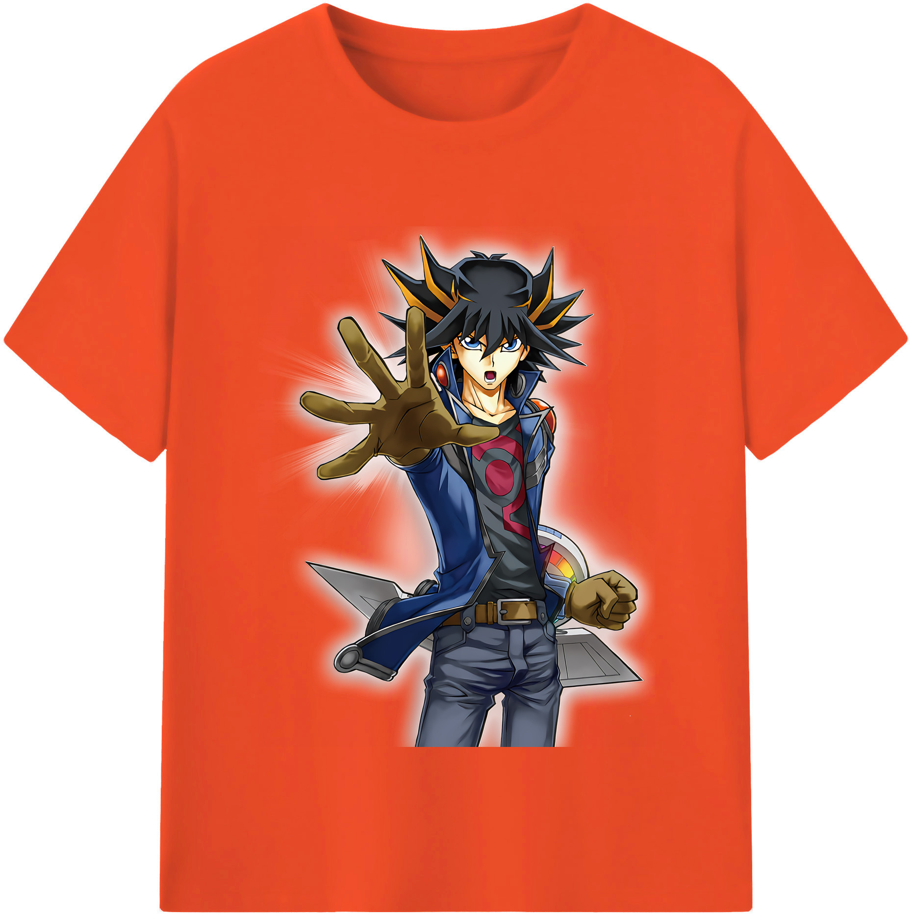 （画像用） 遊☆戯☆王 Yu-Gi-Oh! 綿100％半袖Tシャツ（フロントプリント）