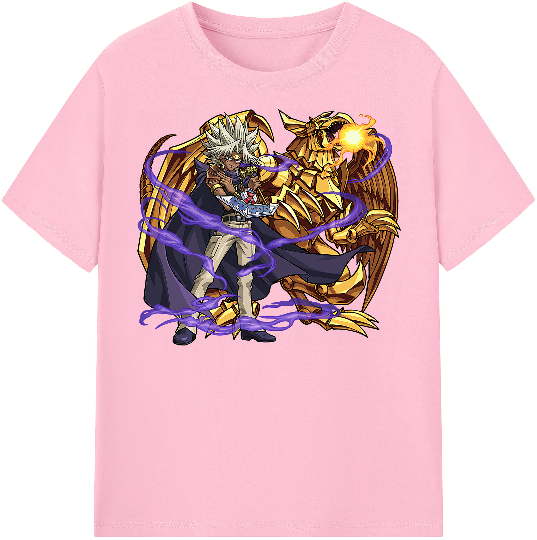 （画像用） 遊☆戯☆王 Yu-Gi-Oh! 綿100％半袖Tシャツ（フロントプリント）