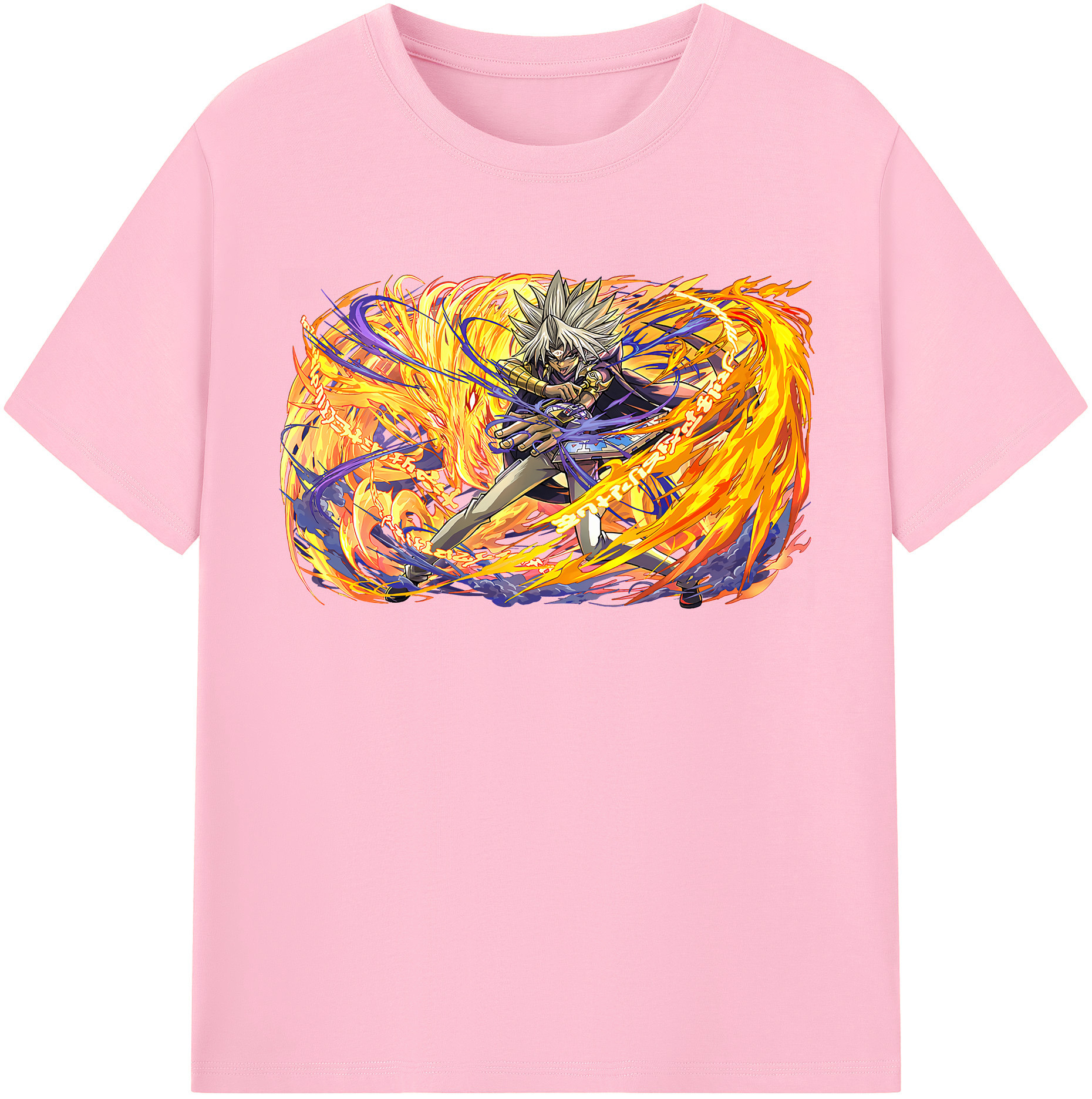 （画像用） 遊☆戯☆王 Yu-Gi-Oh! 綿100％半袖Tシャツ（フロントプリント）