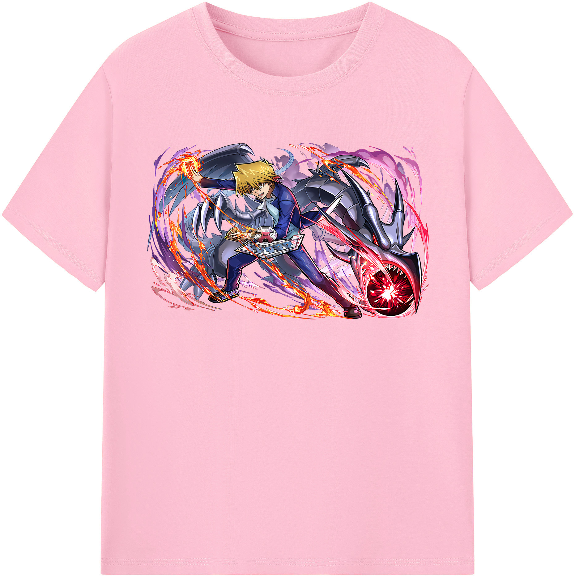 （画像用） 遊☆戯☆王 Yu-Gi-Oh! 綿100％半袖Tシャツ（フロントプリント）